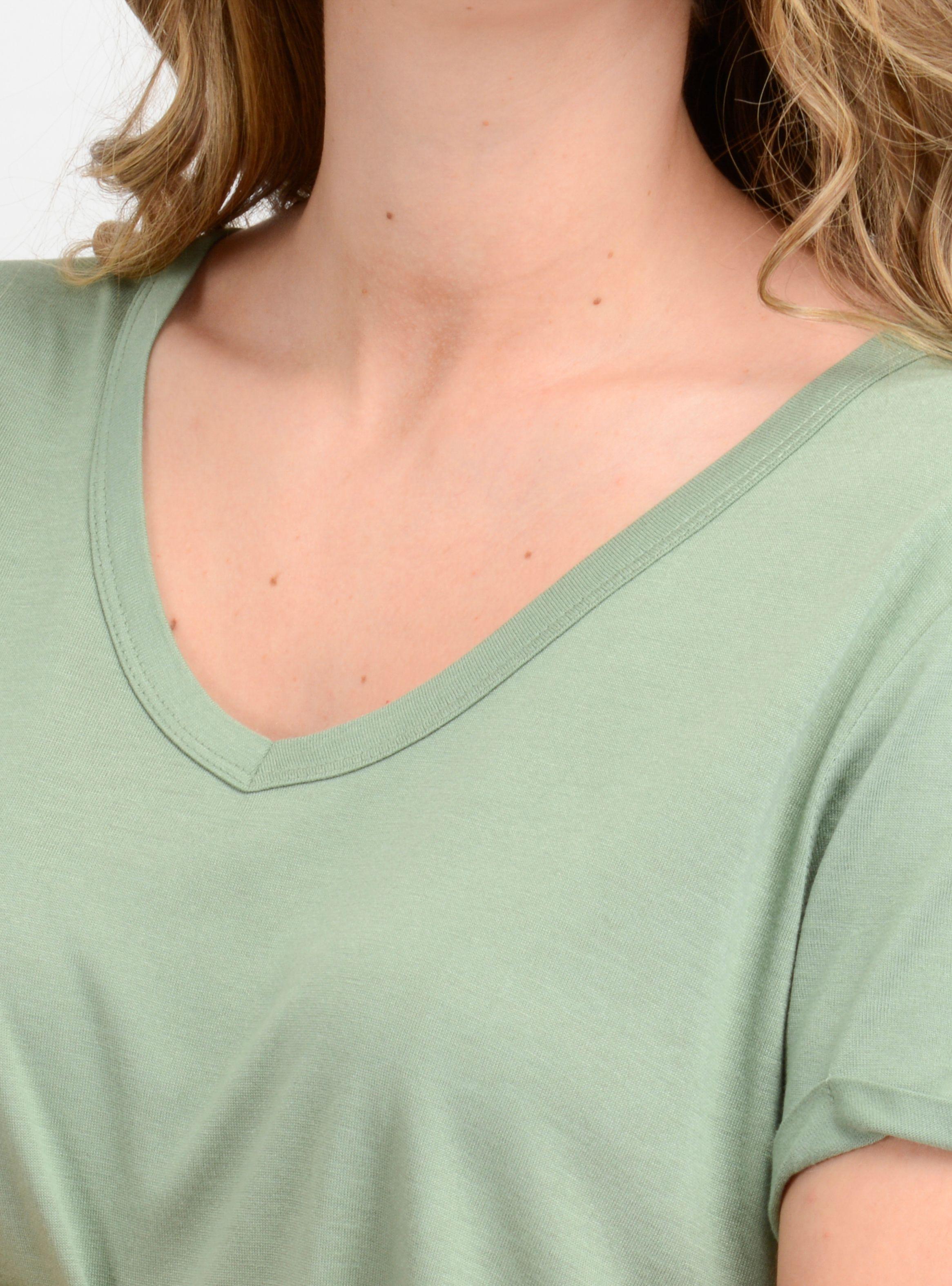 POLERA MANGA CORTA ESSENTIAL  VERDE-4