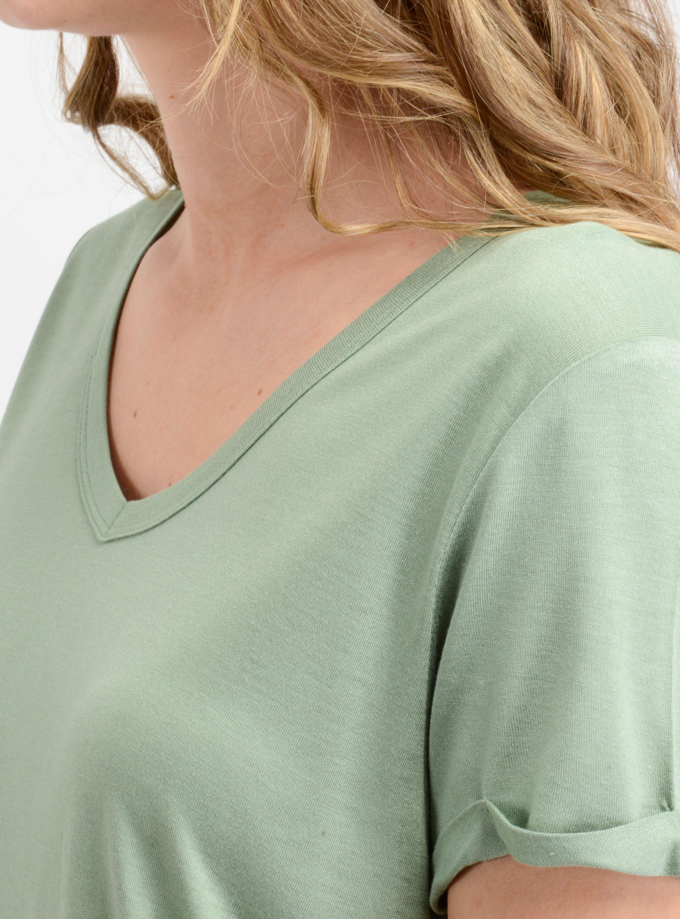POLERA MANGA CORTA ESSENTIAL  VERDE-5