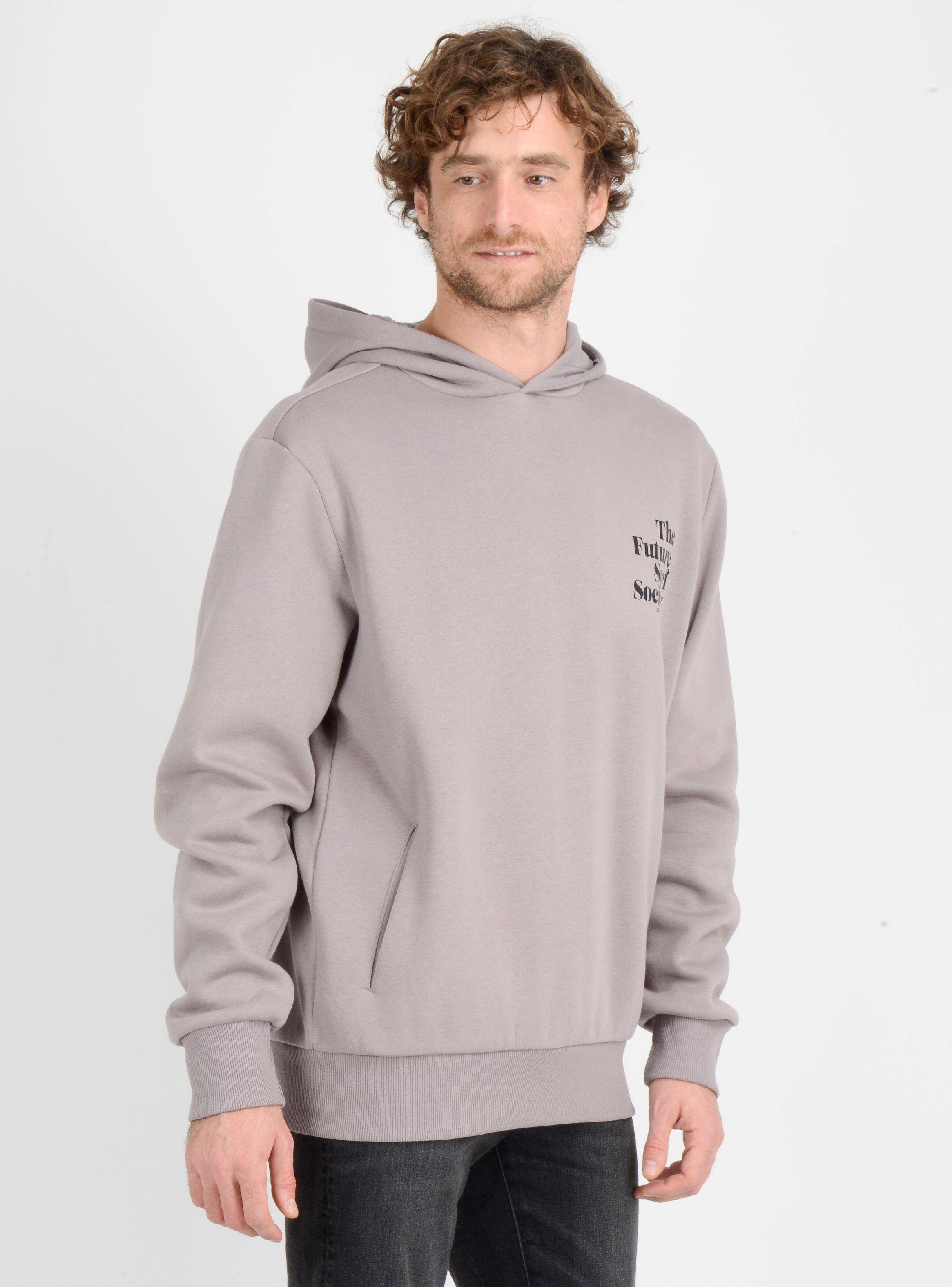 POLERON HOODIE FUTURE SURF HOODIE  GRIS-3
