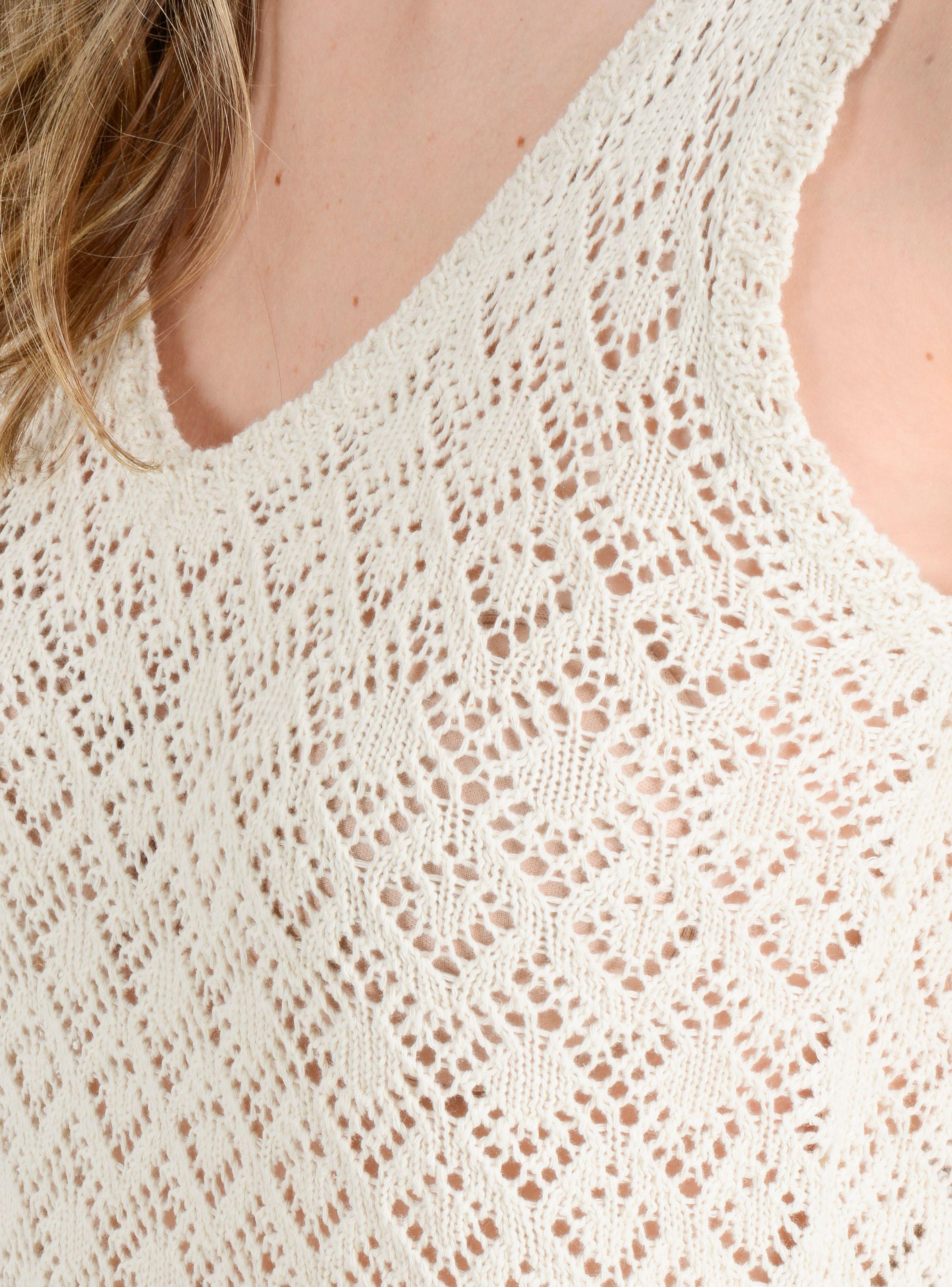 POLERA SIN MANGAS SUNDAZE BEIGE CLARO-4