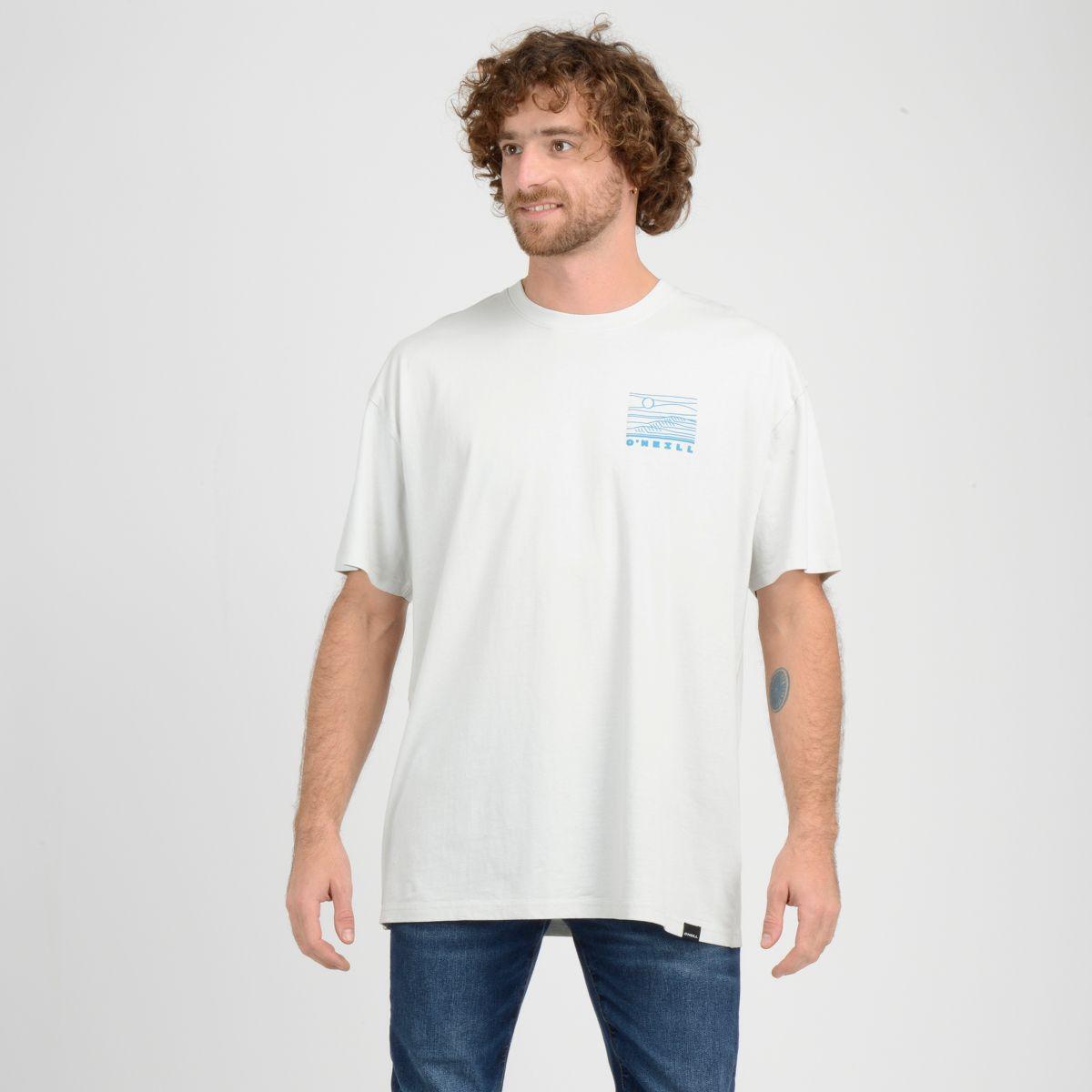 POLERA MANGA CORTA WAVE  GRIS CLARO-0