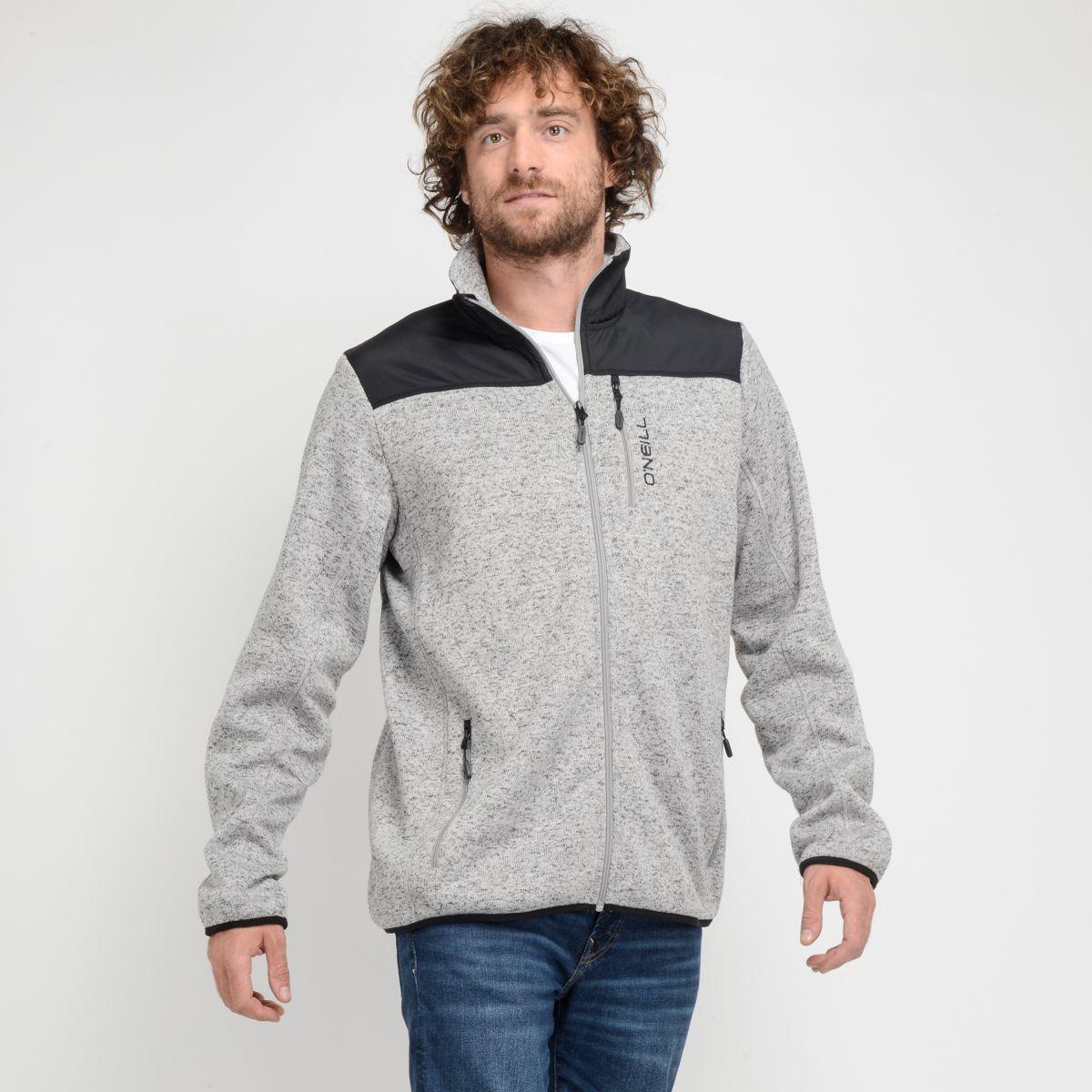 POLERON INTERIOR POLAR FULL ZIPPER - I23HO073010 GRIS-1