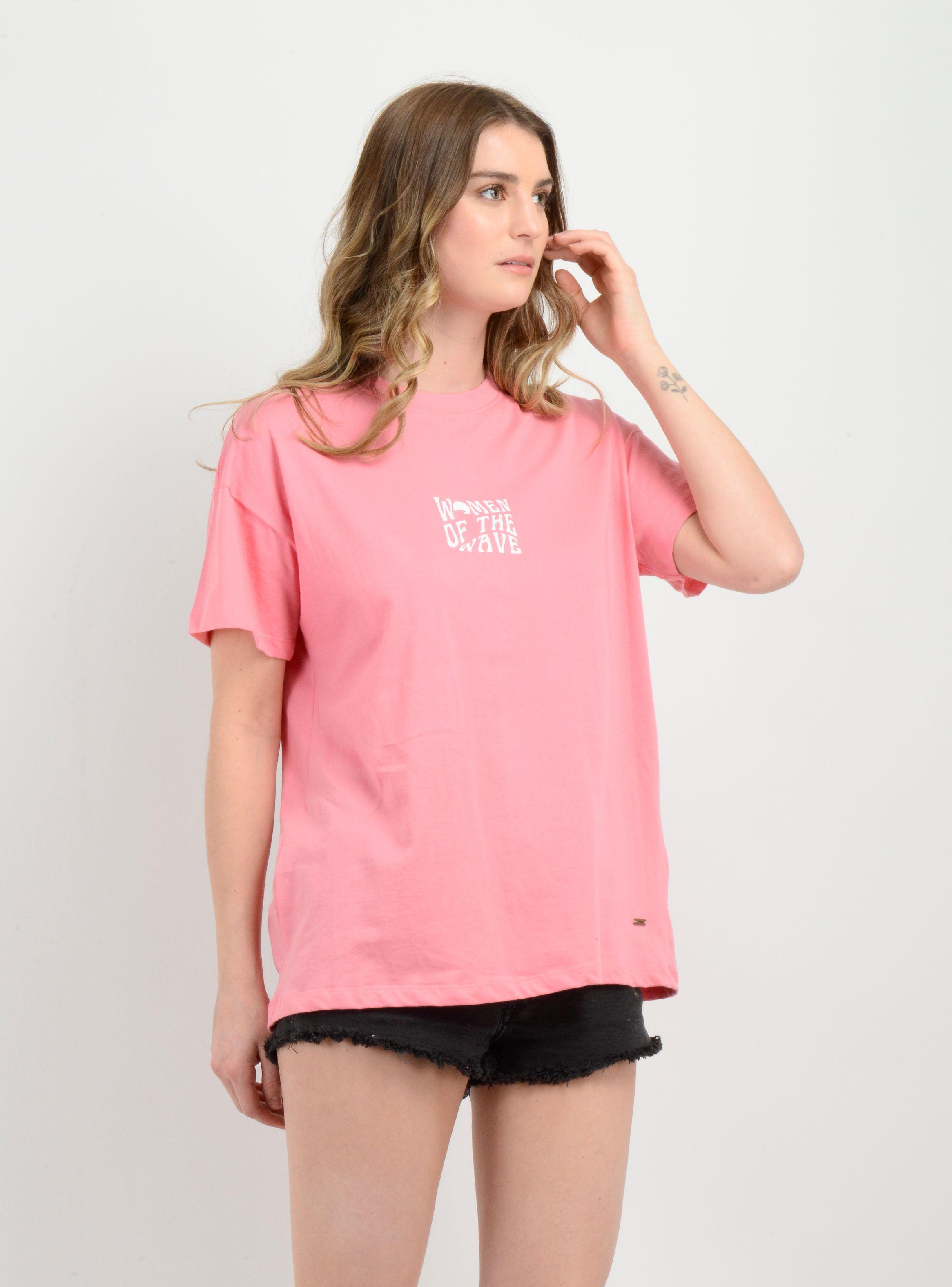 POLERA MANGA CORTA WOTW T-SHIRT ROSADO-3