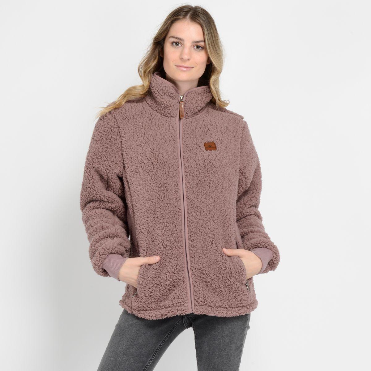 POLERON CHIPORRO FULL ZIPPER - I23MU073006 ROSADO OSCURO-0