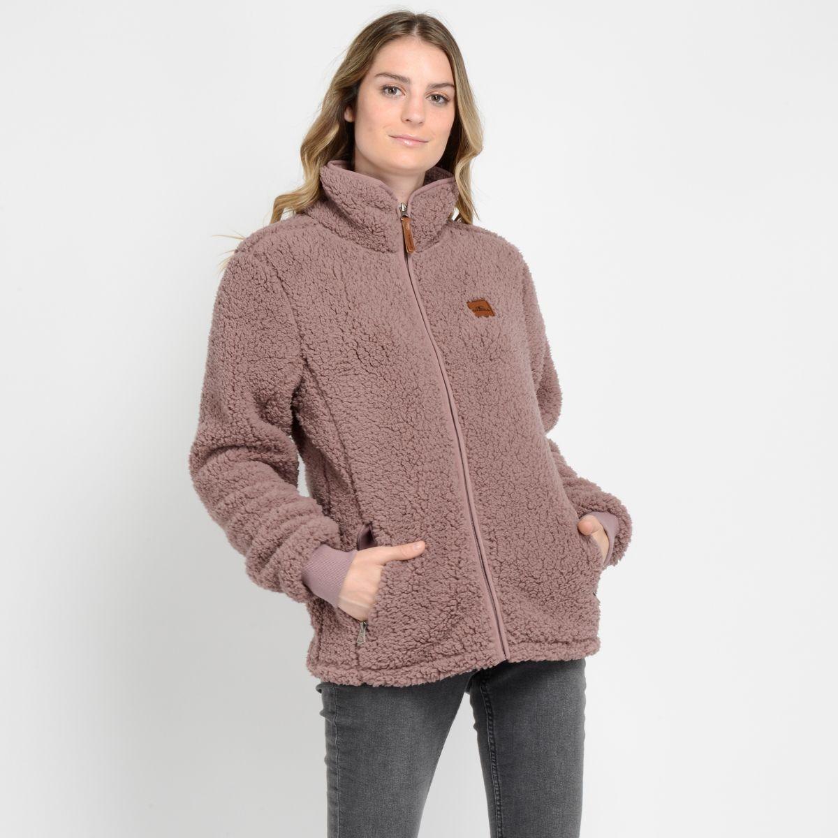 POLERON CHIPORRO FULL ZIPPER - I23MU073006 ROSADO OSCURO-1