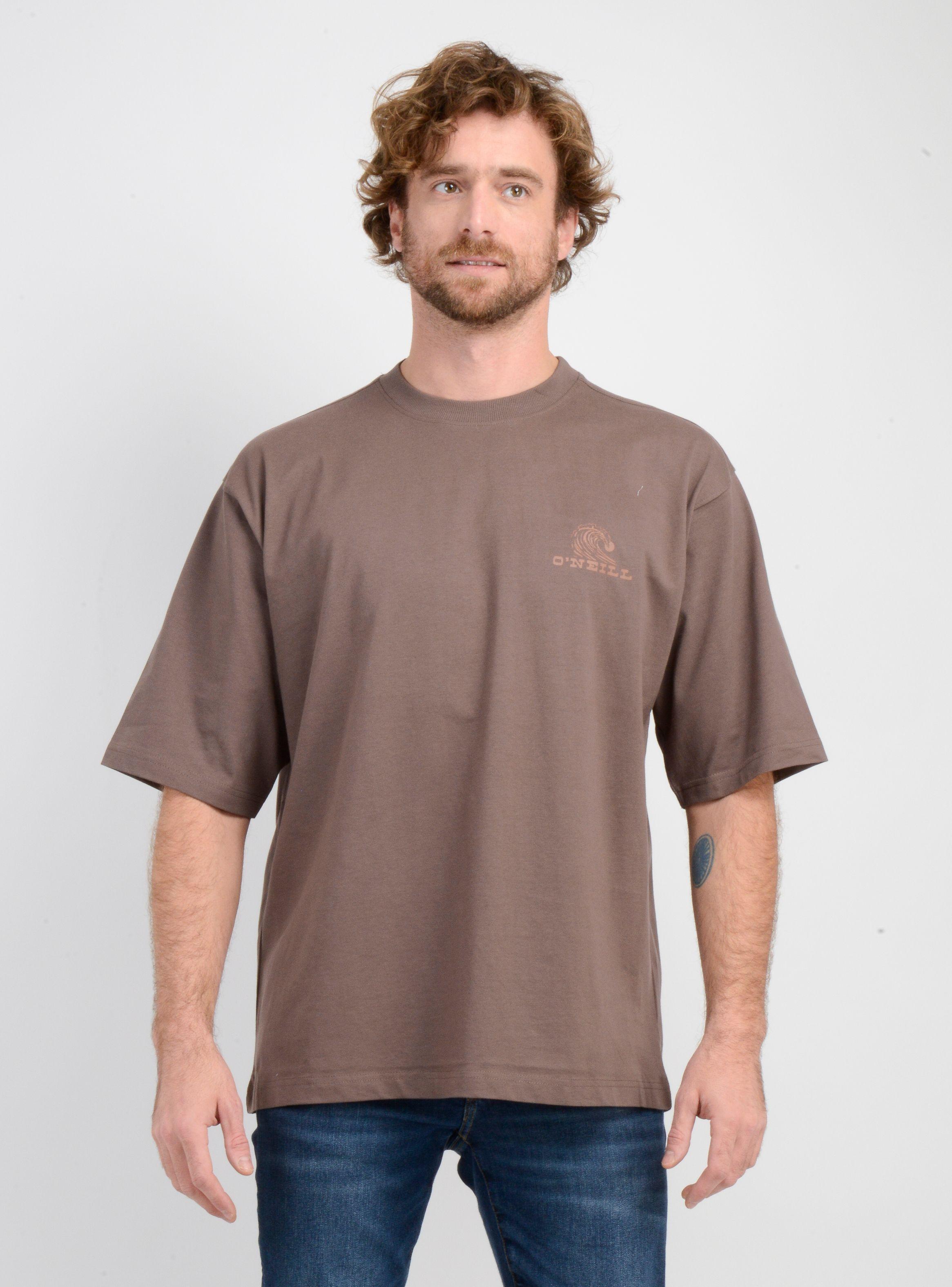 POLERA MANGA CORTA SKEG CAFÉ-0