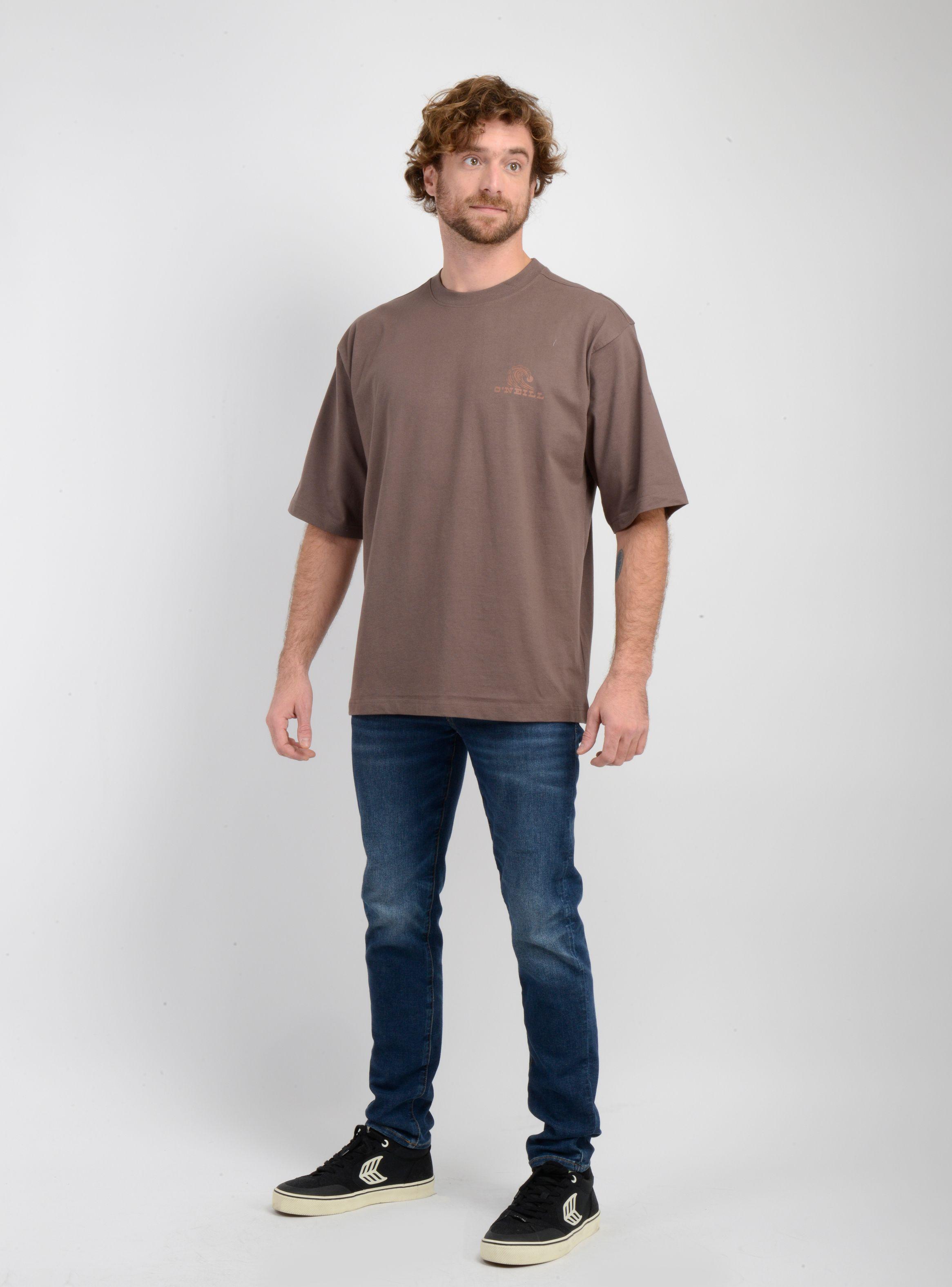 POLERA MANGA CORTA SKEG CAFÉ-2