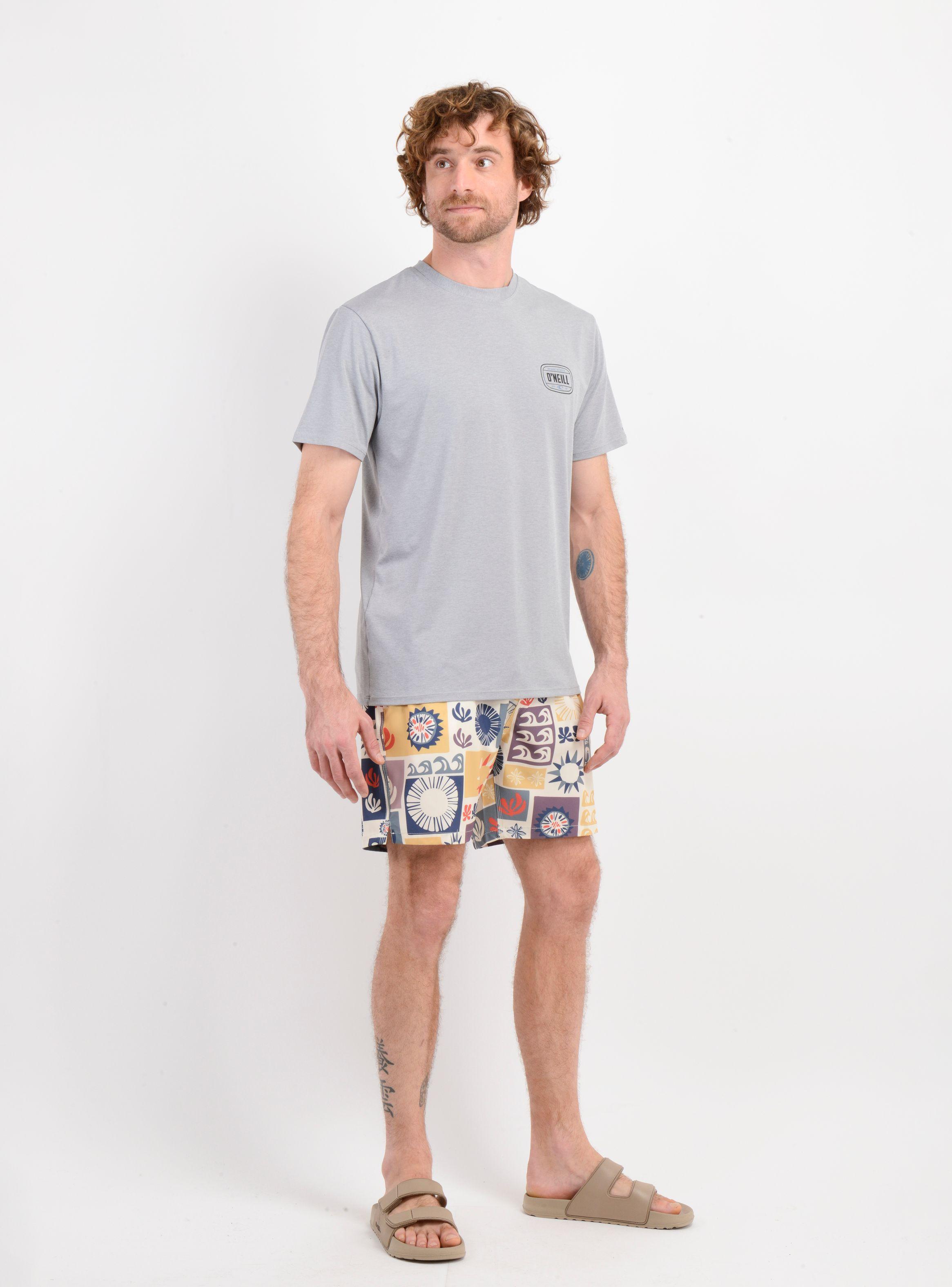 TRAJE DE BAÑO VOLLEY OG BLOCK 16" BEIGE CLARO-3