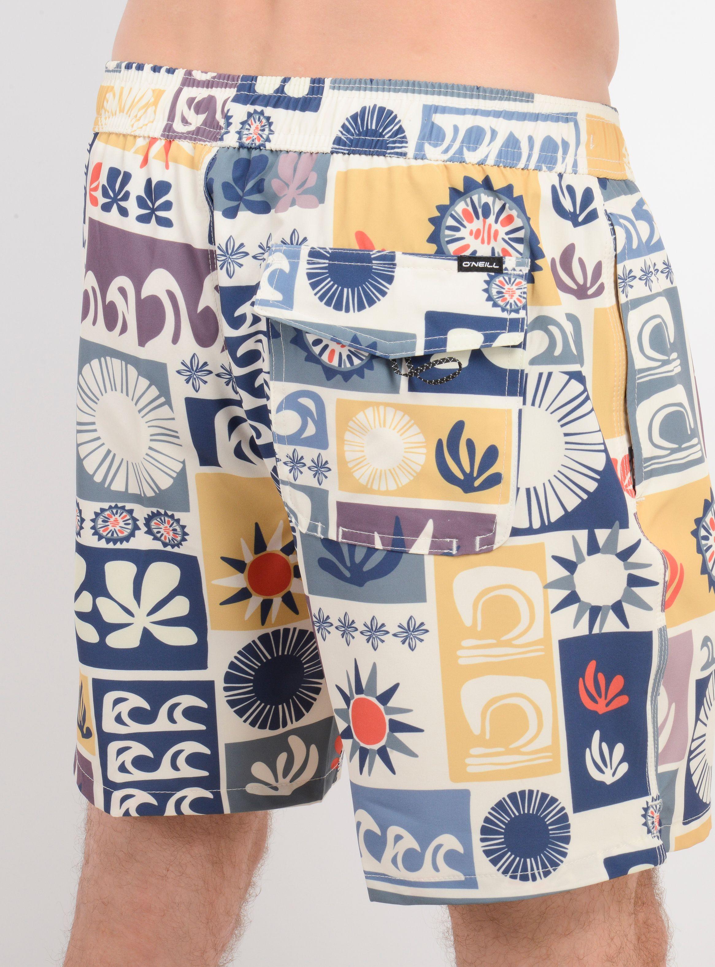 TRAJE DE BAÑO VOLLEY OG BLOCK 16" BEIGE CLARO-5