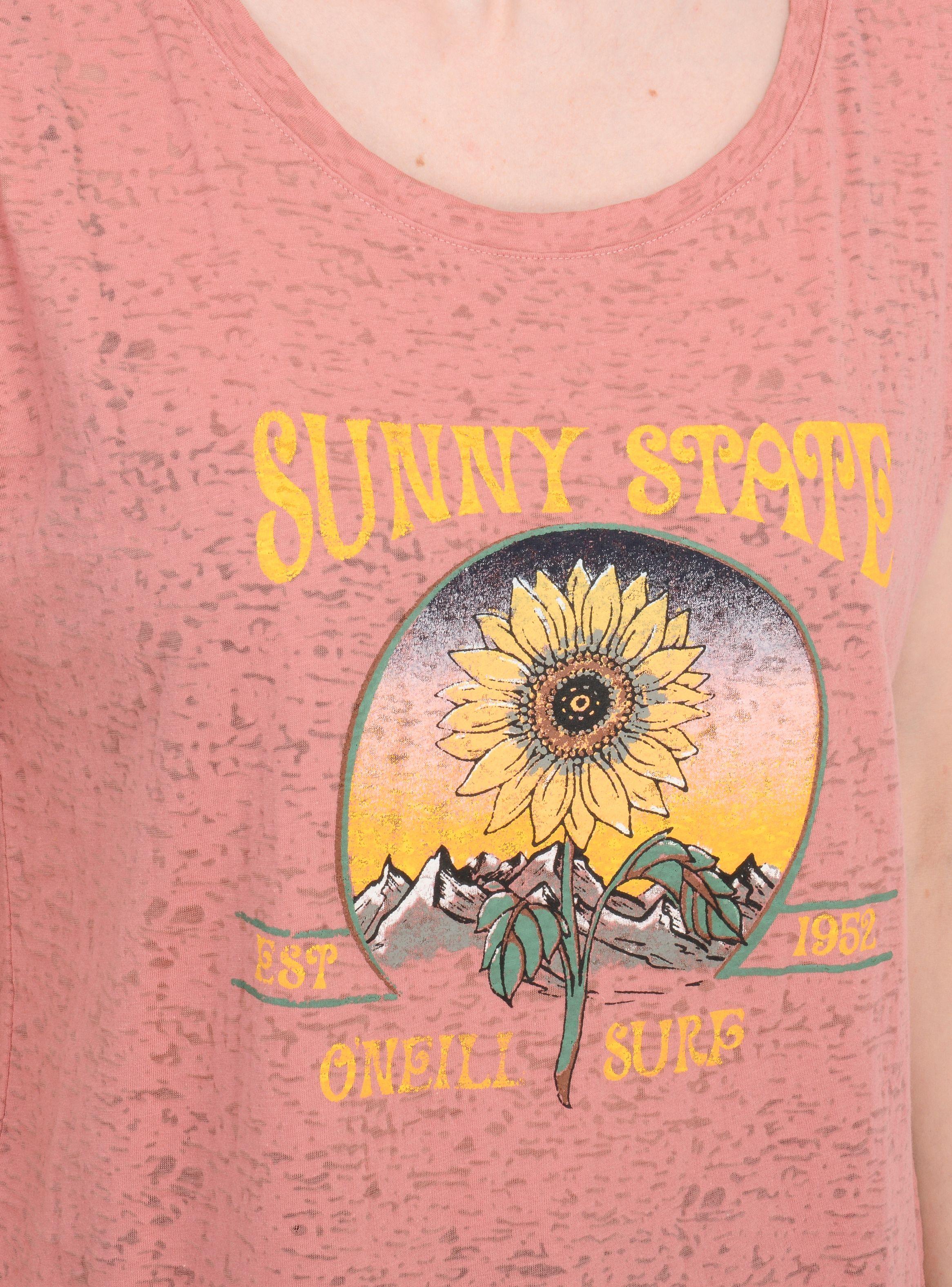 POLERA MANGA CORTA SUNNY STATE  ROSADO OSCURO-4