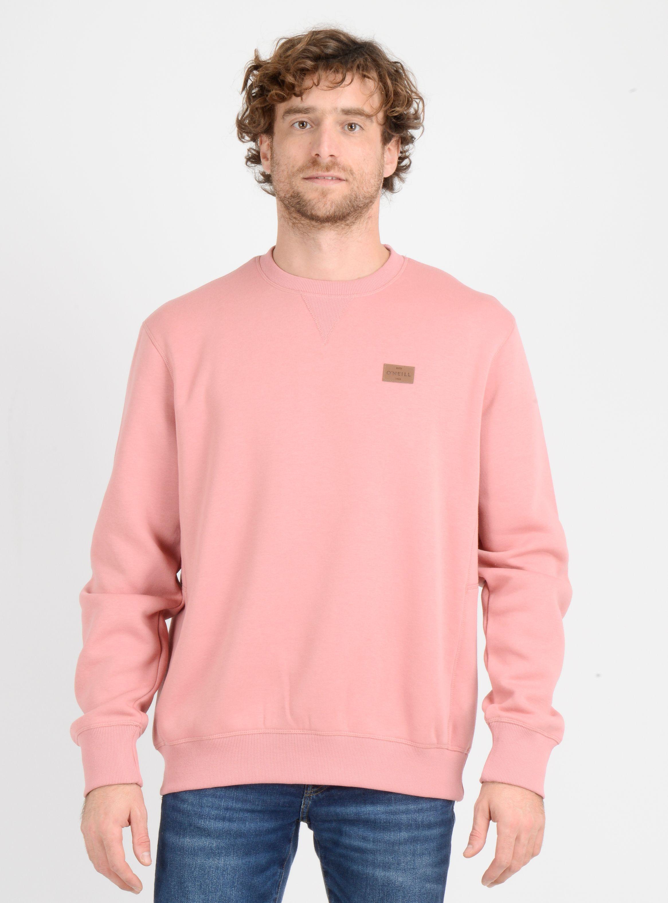 POLERON CUELLO REDONDO BAVARO CREW  ROSADO-0