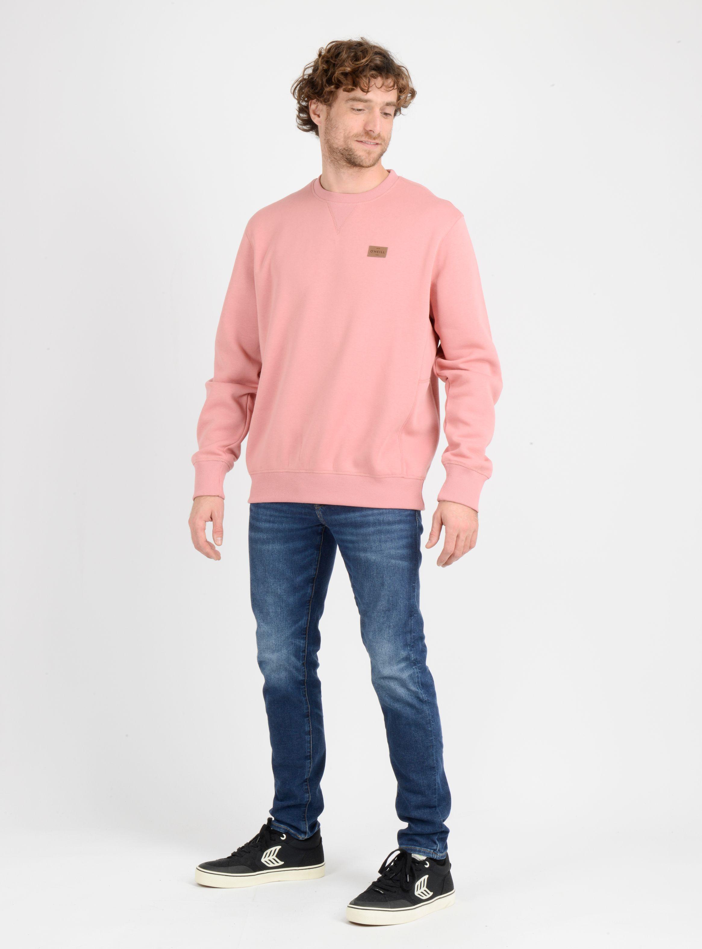 POLERON CUELLO REDONDO BAVARO CREW  ROSADO-1