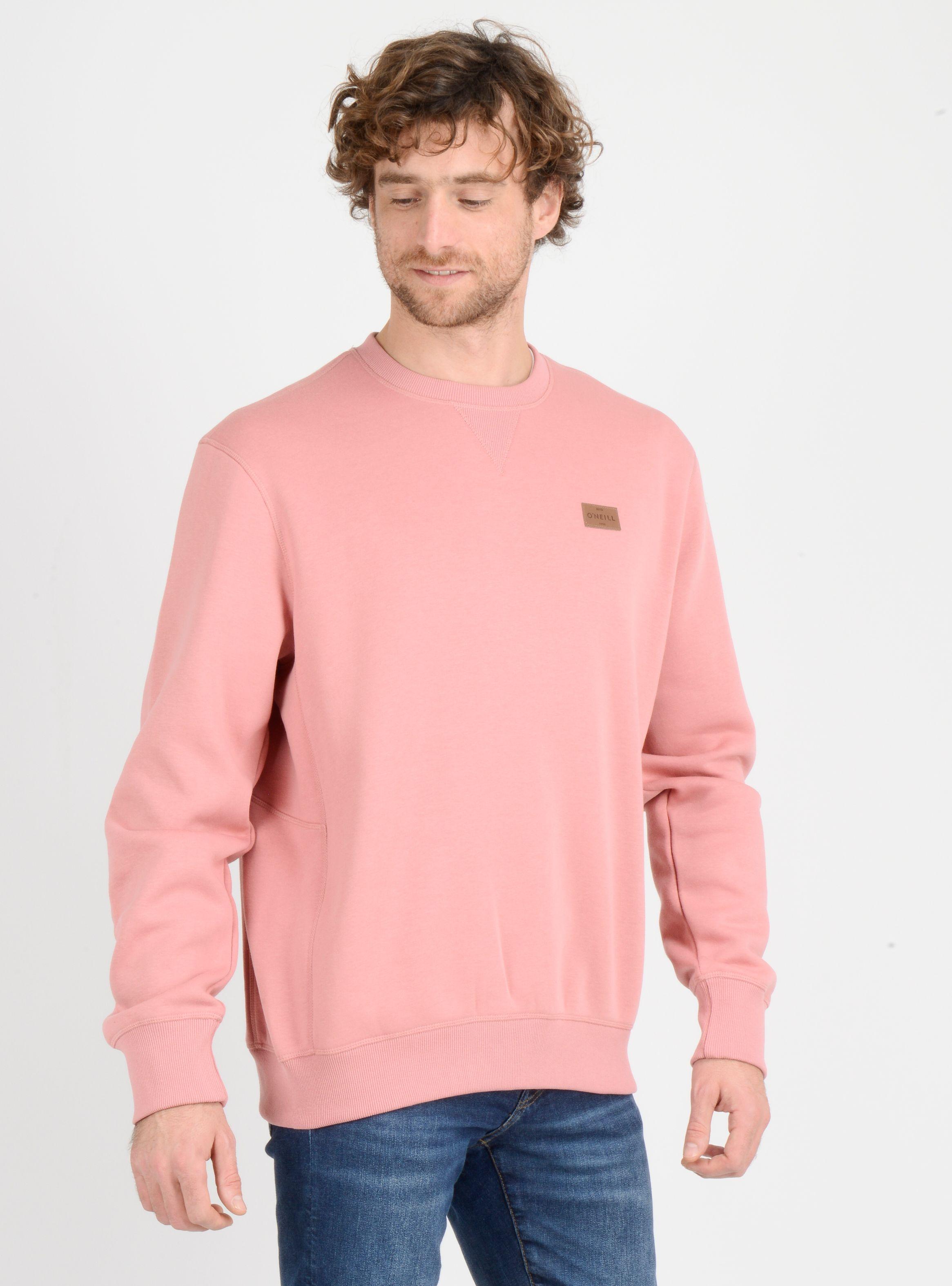 POLERON CUELLO REDONDO BAVARO CREW  ROSADO-3