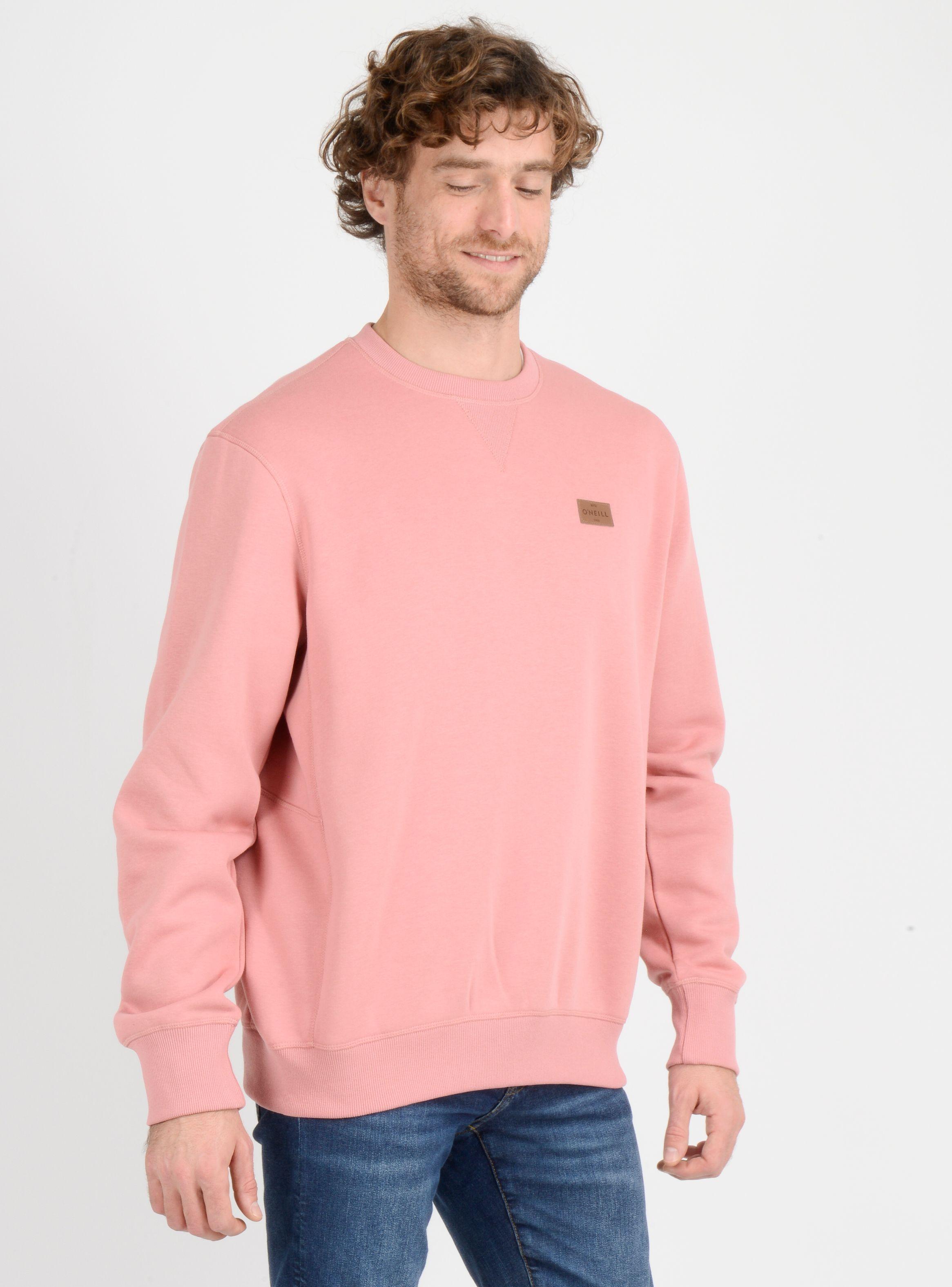 POLERON CUELLO REDONDO BAVARO CREW  ROSADO-4