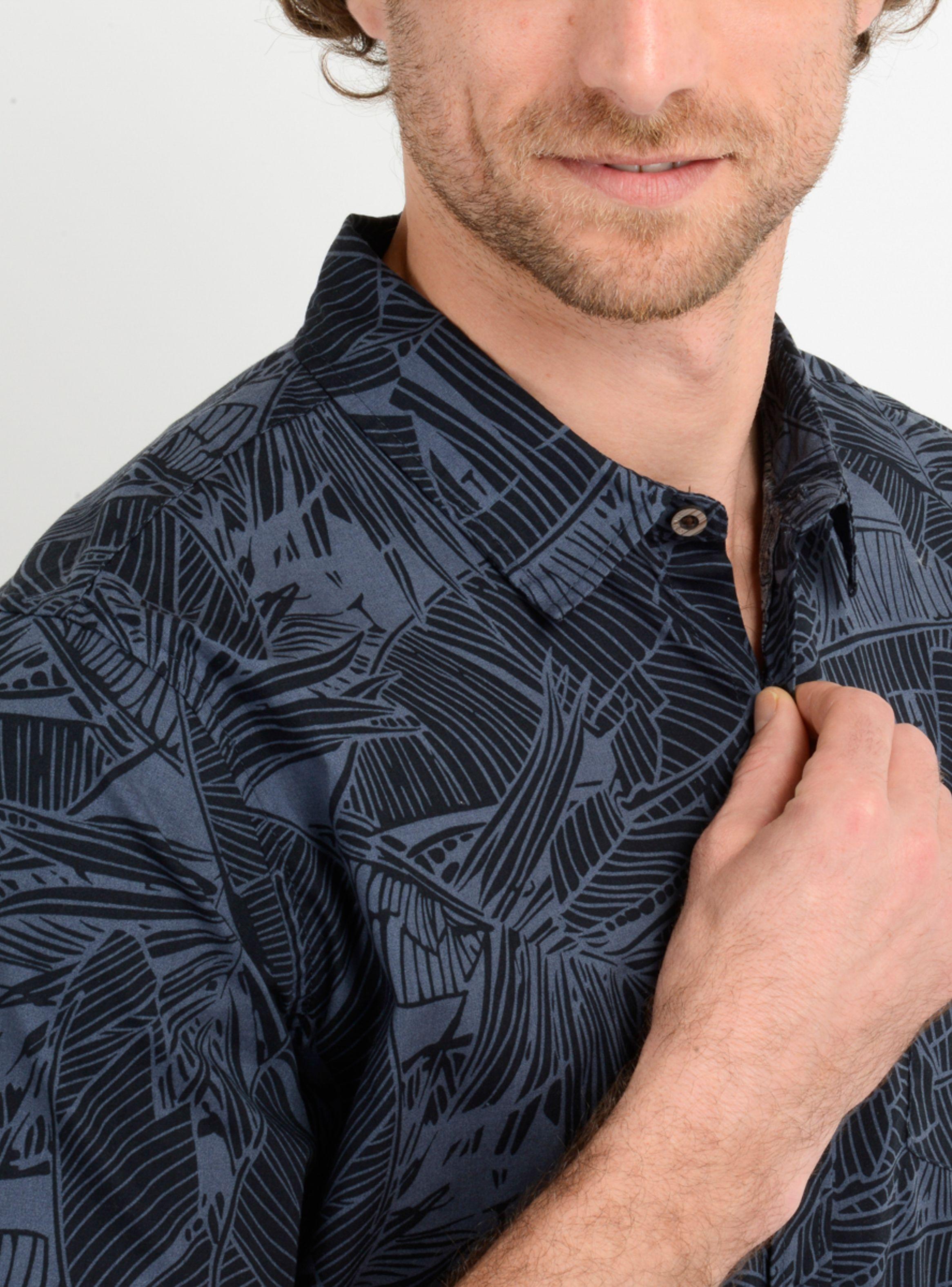 CAMISA MANGA CORTA MELODY  NEGRO-5