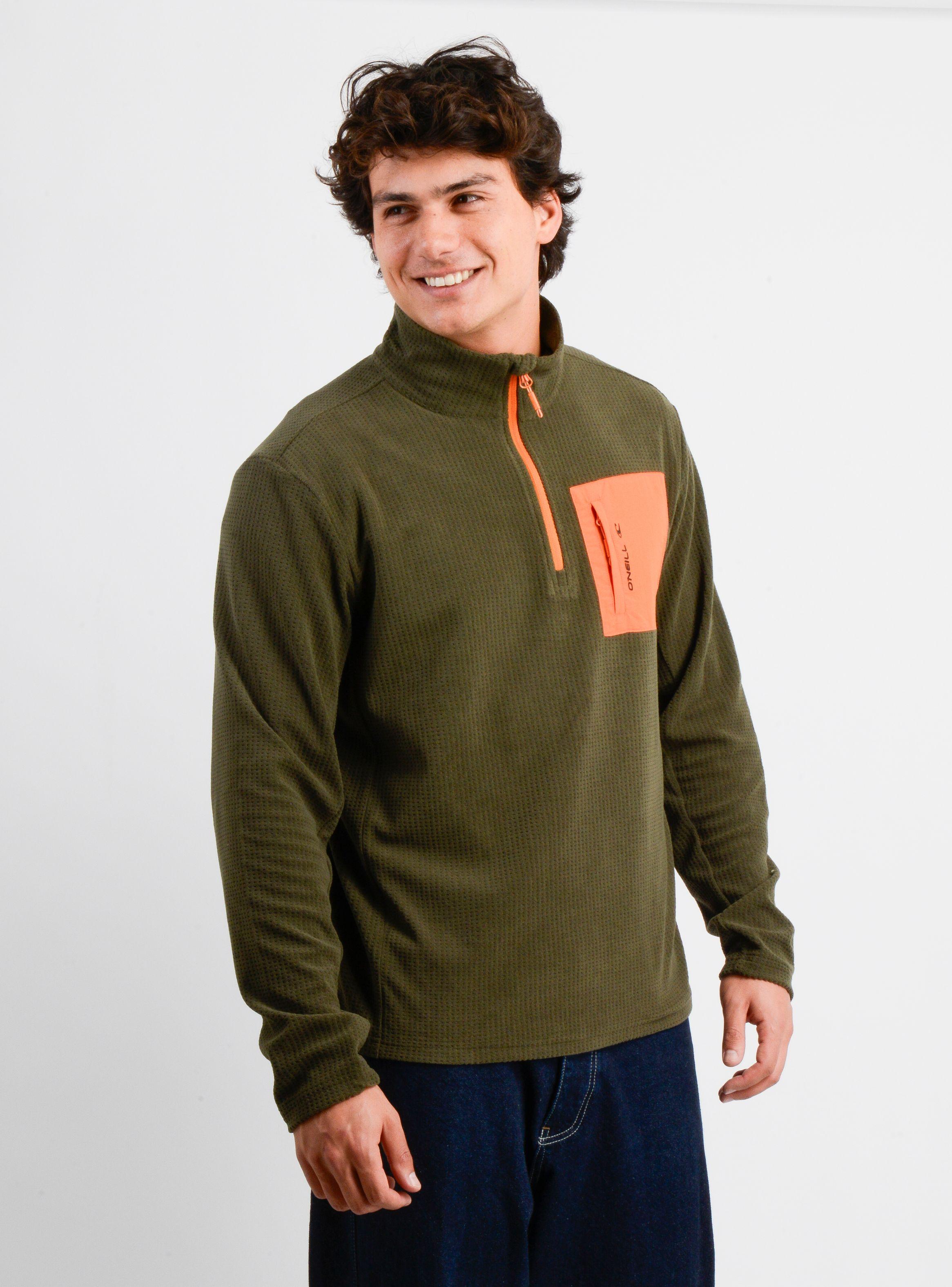 POLERON POLAR HALF RAISE II VERDE OSCURO-3