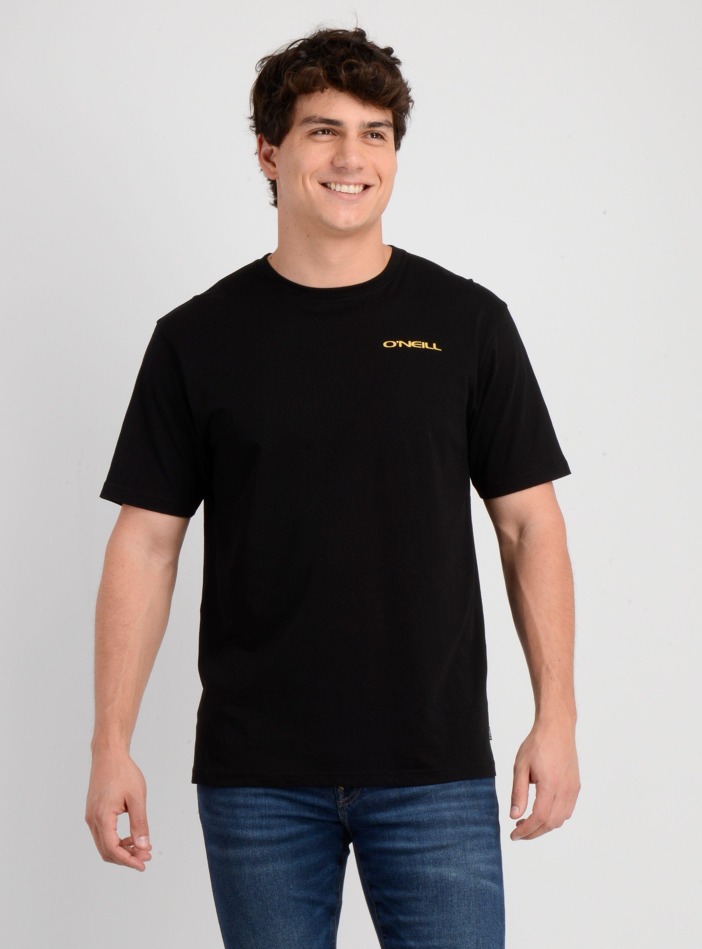 POLERA MANGA CORTA GLASSY DAYS NEGRO-0