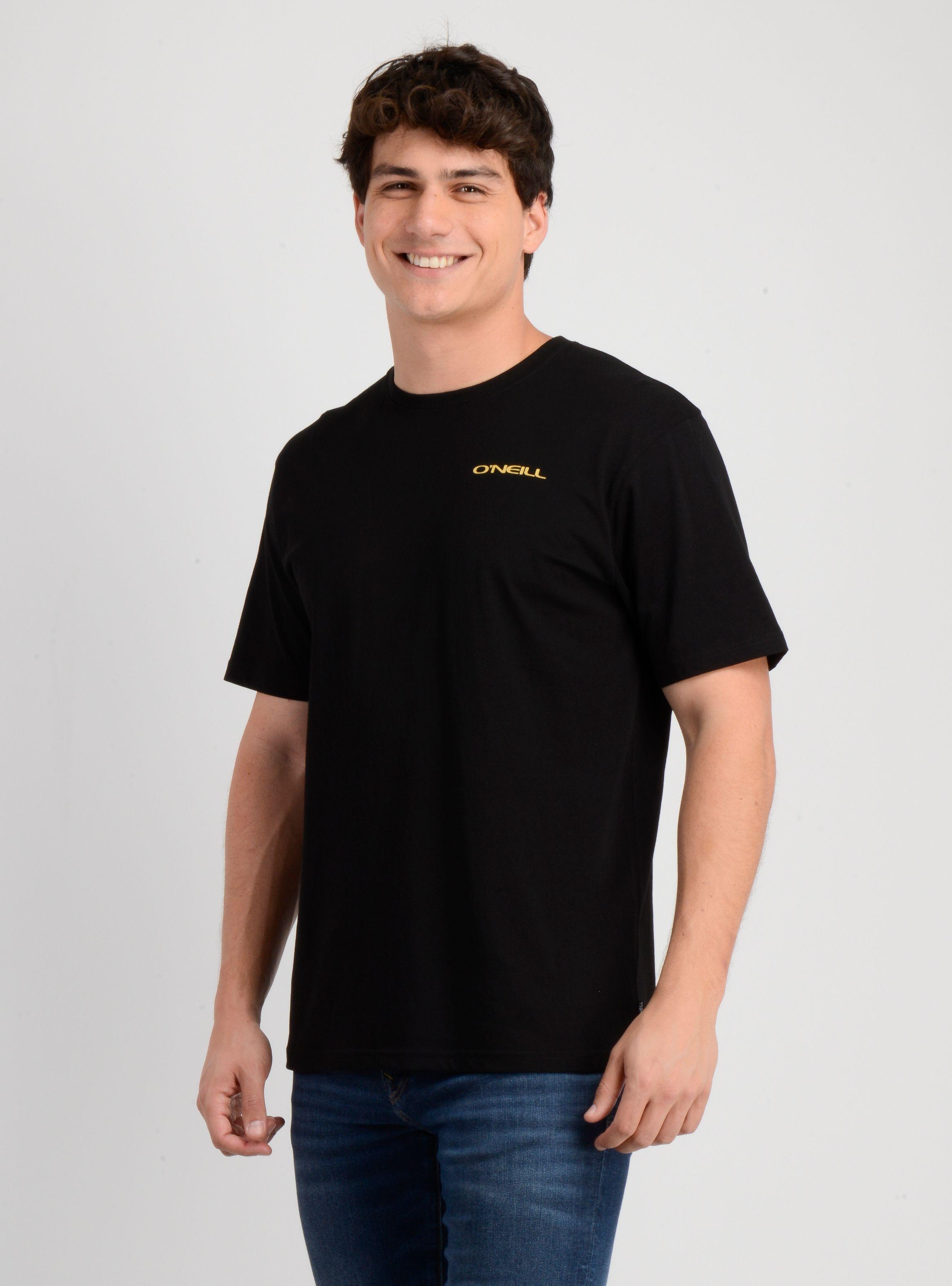 POLERA MANGA CORTA GLASSY DAYS NEGRO-2