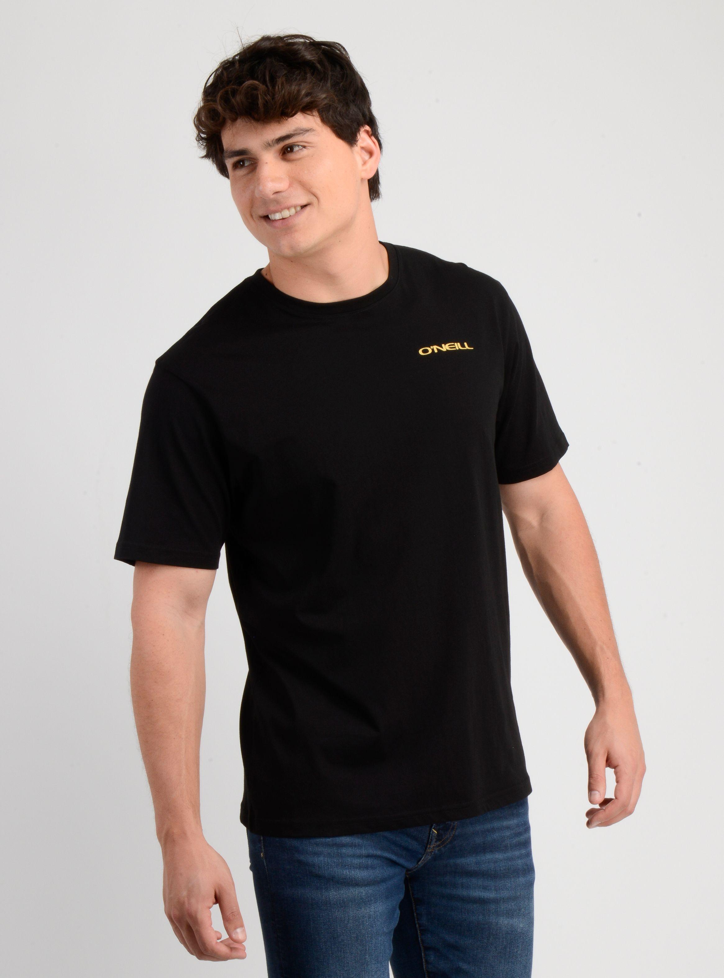POLERA MANGA CORTA GLASSY DAYS NEGRO-3