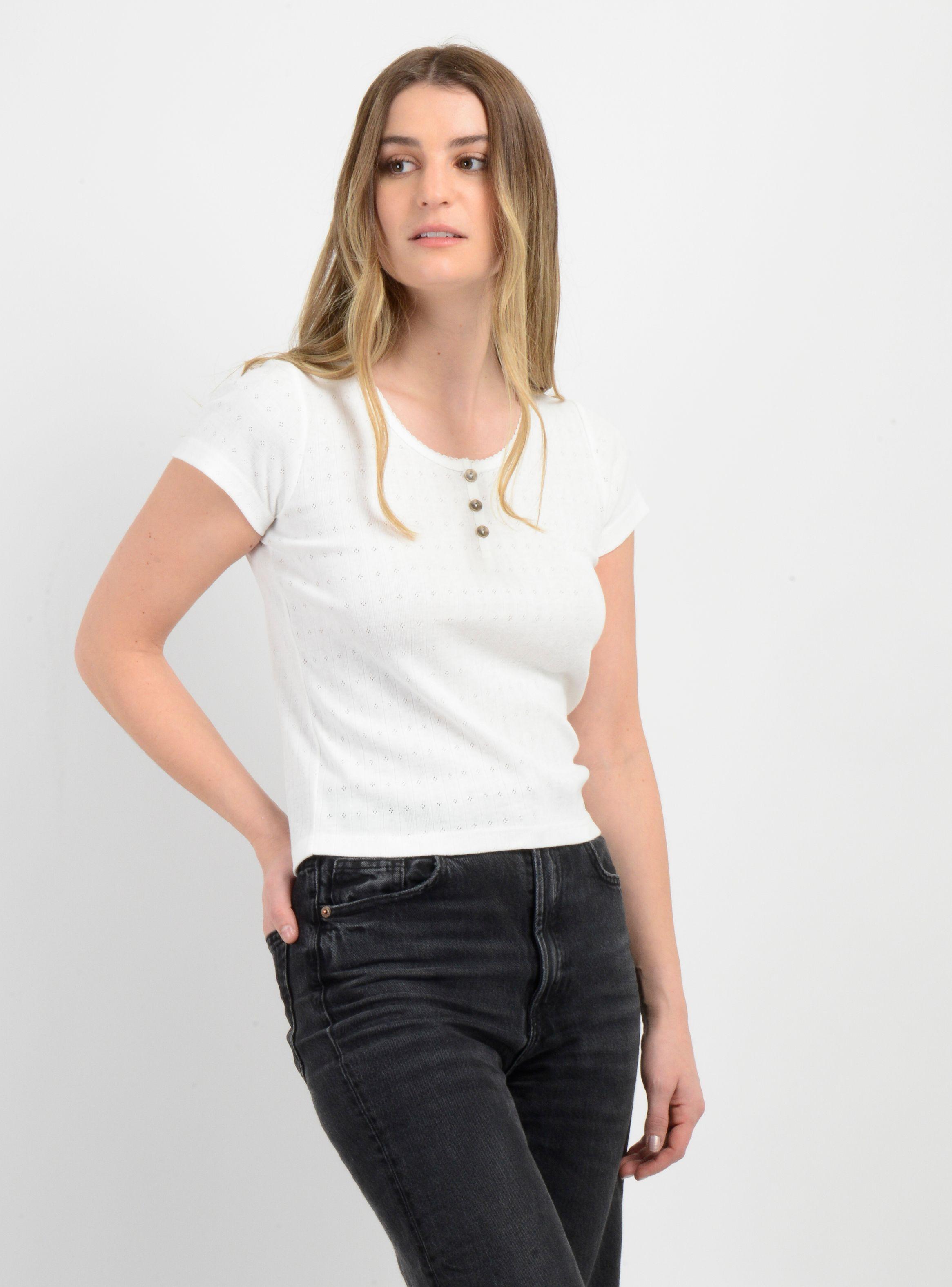 POLERA MANGA CORTA JOEY BEIGE CLARO-3