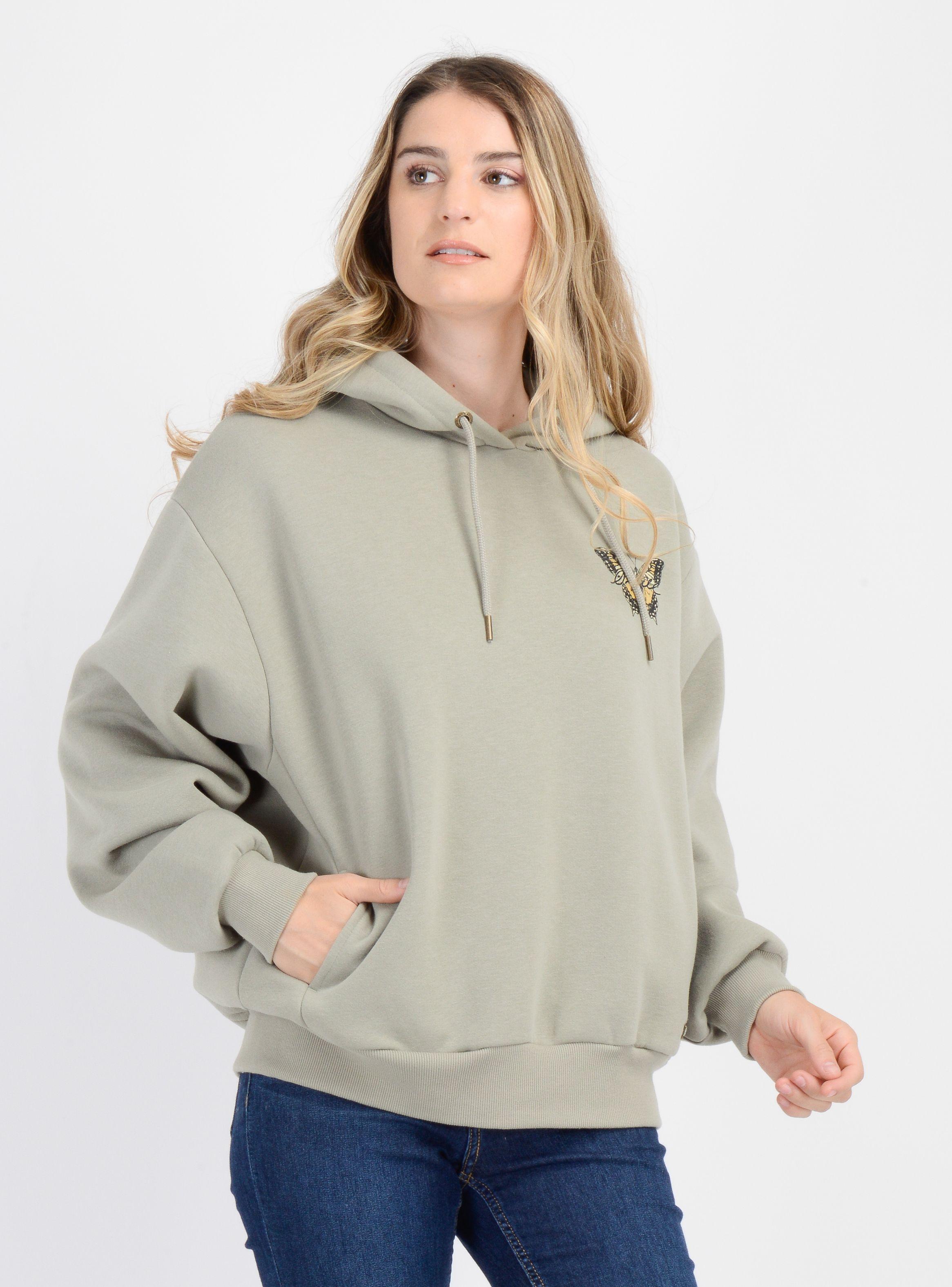 POLERON BYRON HOODY  VERDE CLARO-3