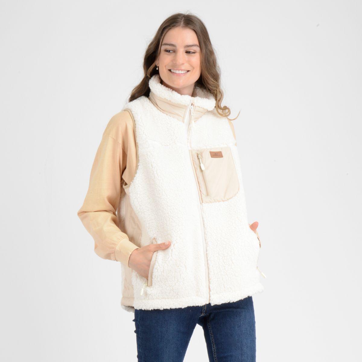 POLERON CHIPORRO FULL ZIPER KYLA BEIGE CLARO-2