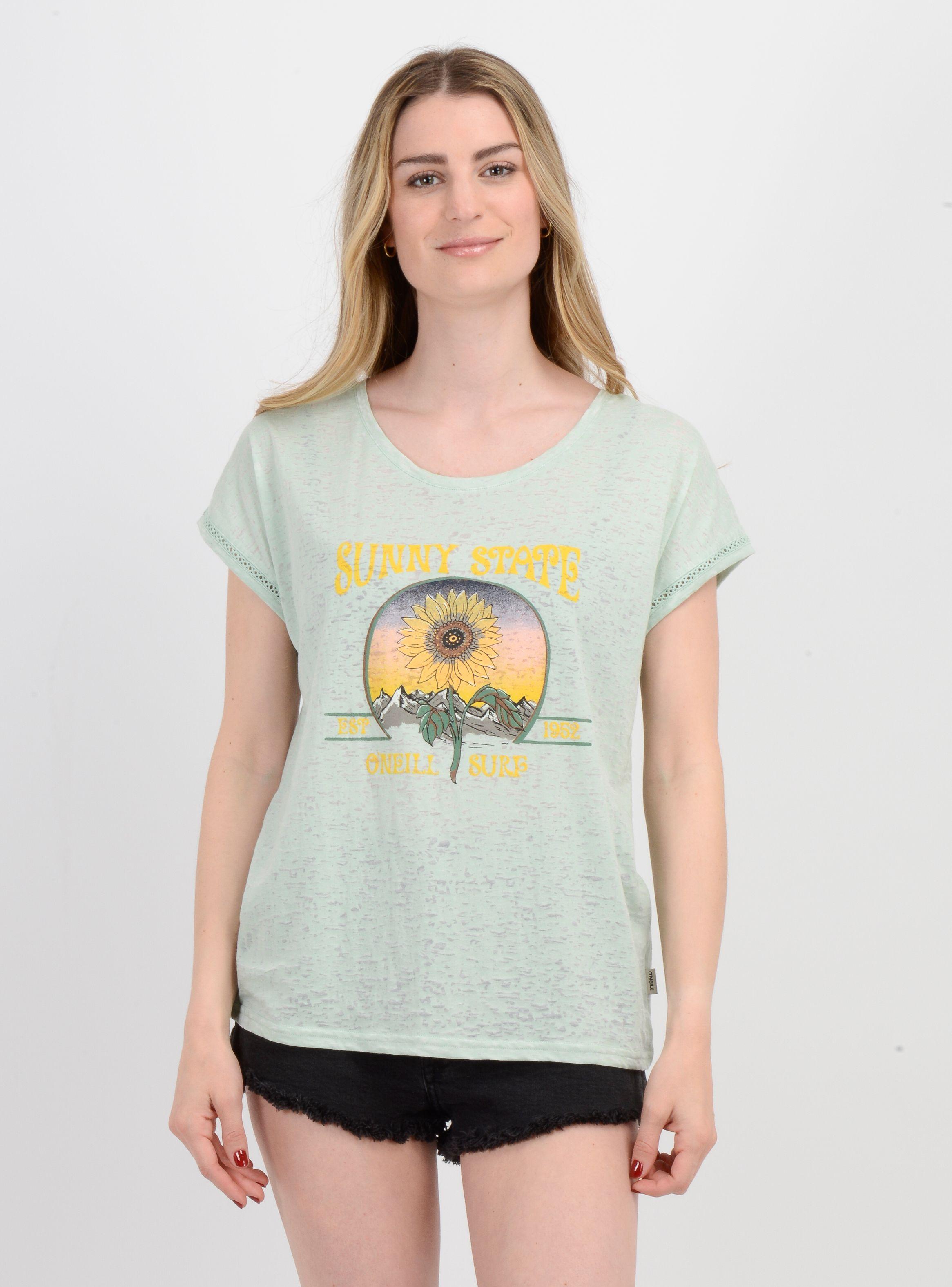 POLERA MANGA CORTA SUNNY STATE  VERDE CLARO / PASTEL-0