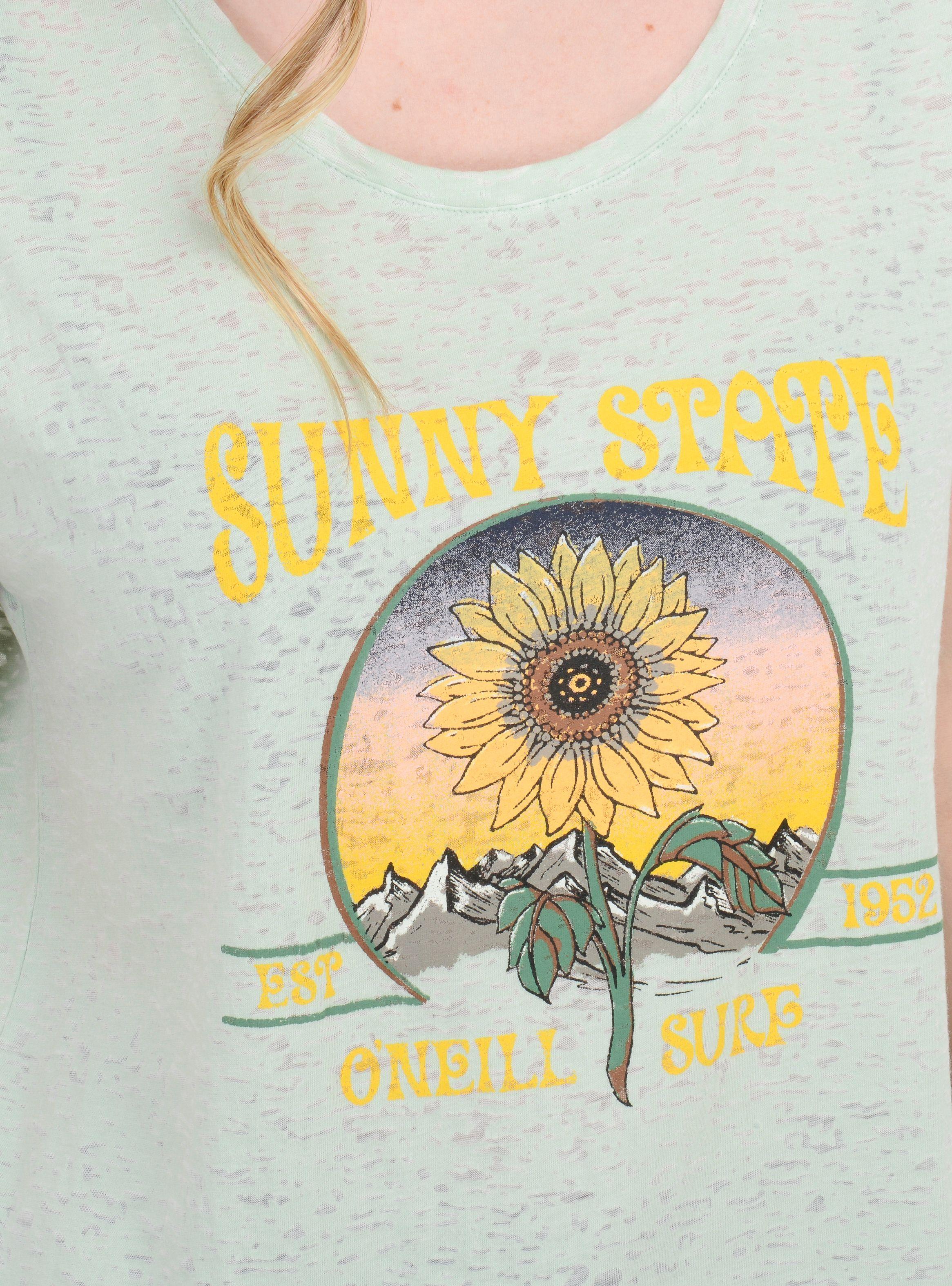 POLERA MANGA CORTA SUNNY STATE  VERDE CLARO / PASTEL-5