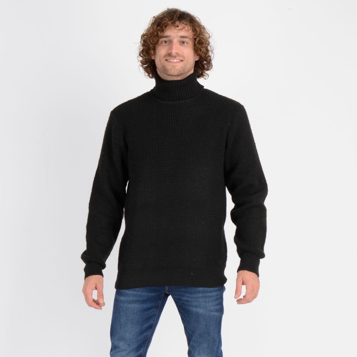 SWEATER GLACIER NEGRO-0