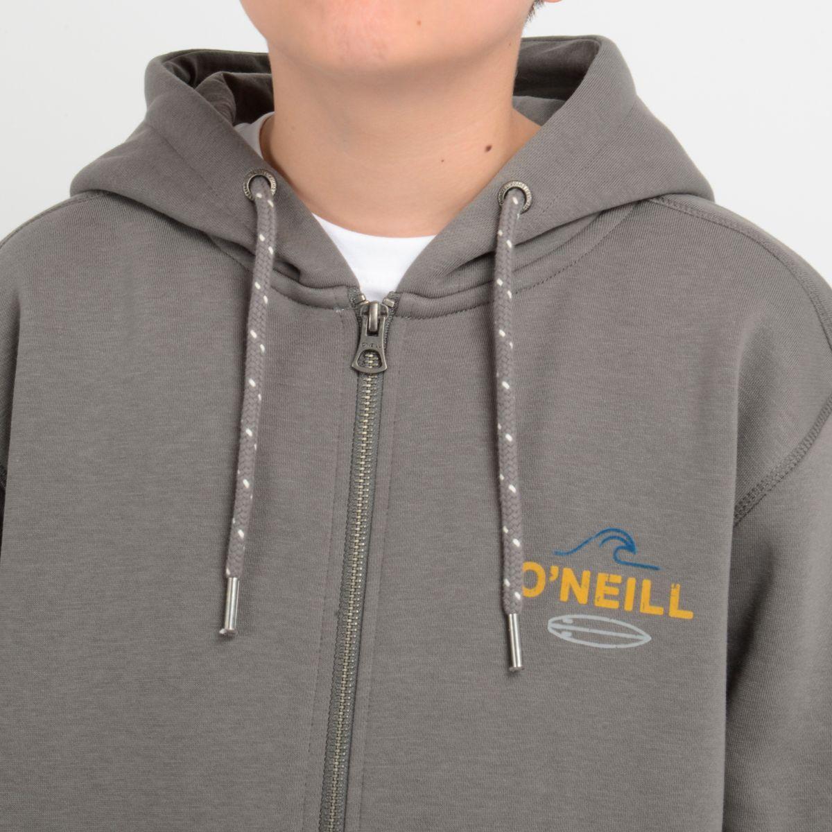 POLERON RIP TIDE ZIP  GRIS OSCURO-4