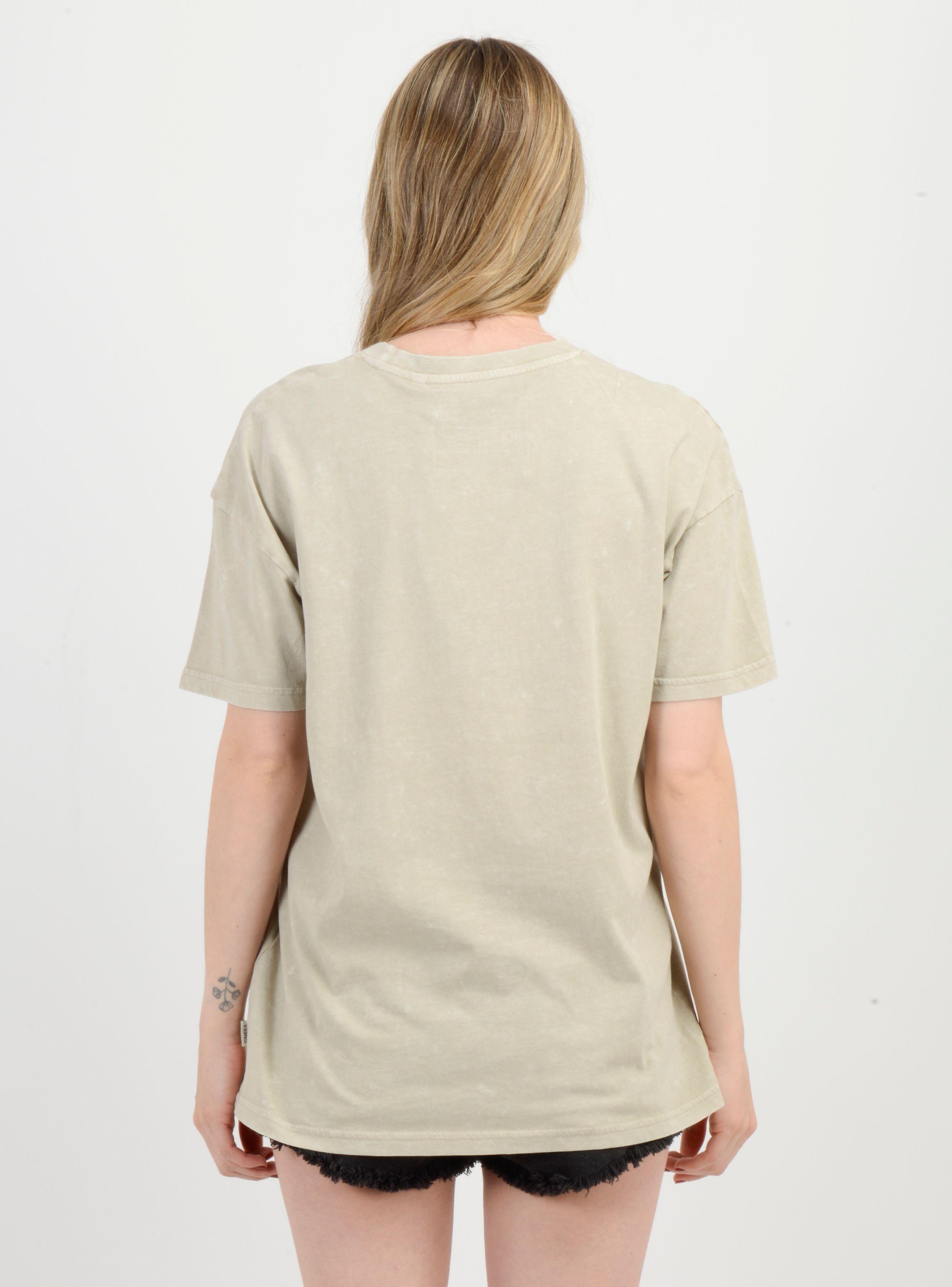 POLERA MANGA CORTA BY THE SEASIDE  BEIGE OSCURO-1