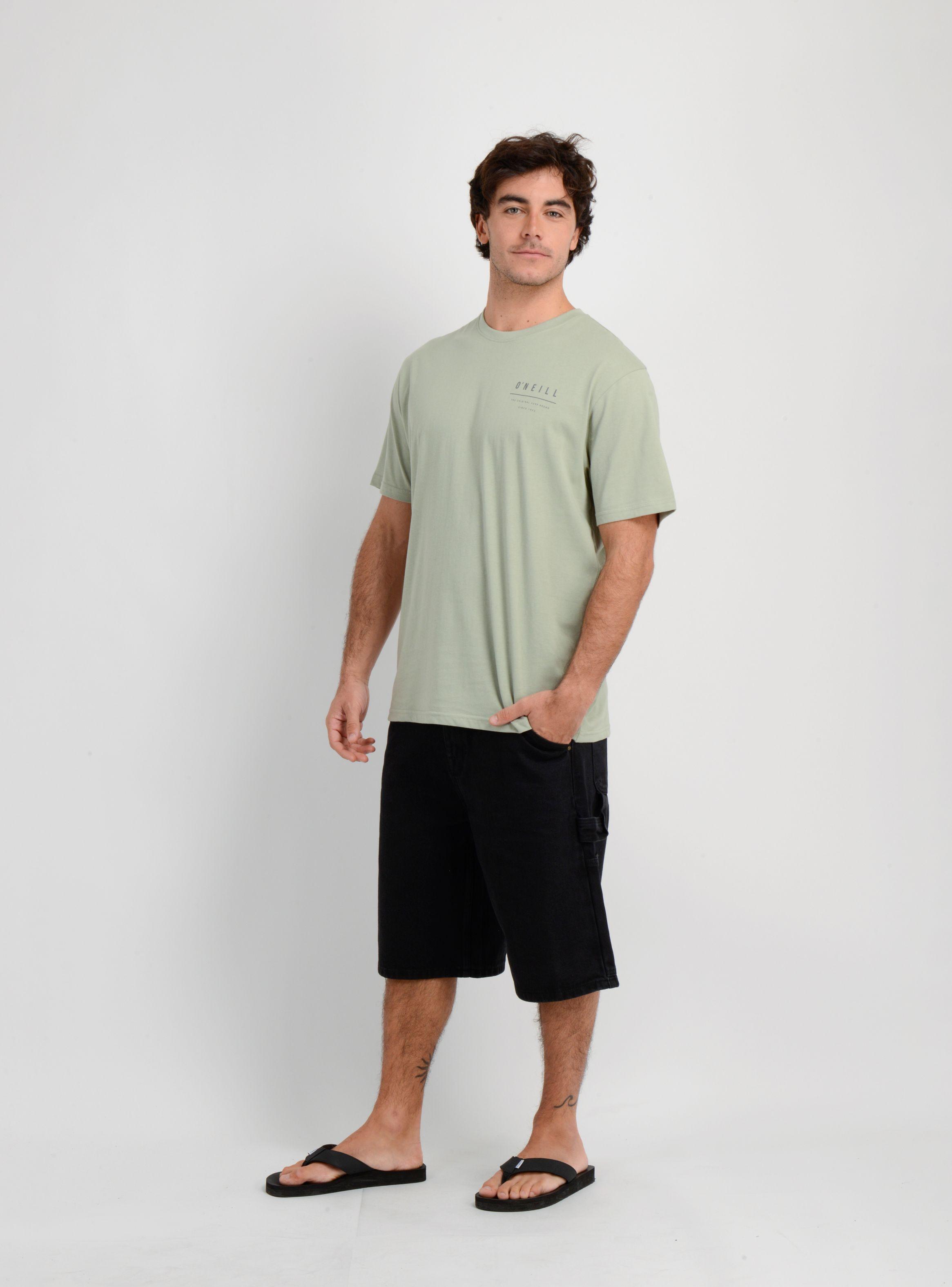 POLERA MANGA CORTA SURF SESH  VERDE CLARO-2