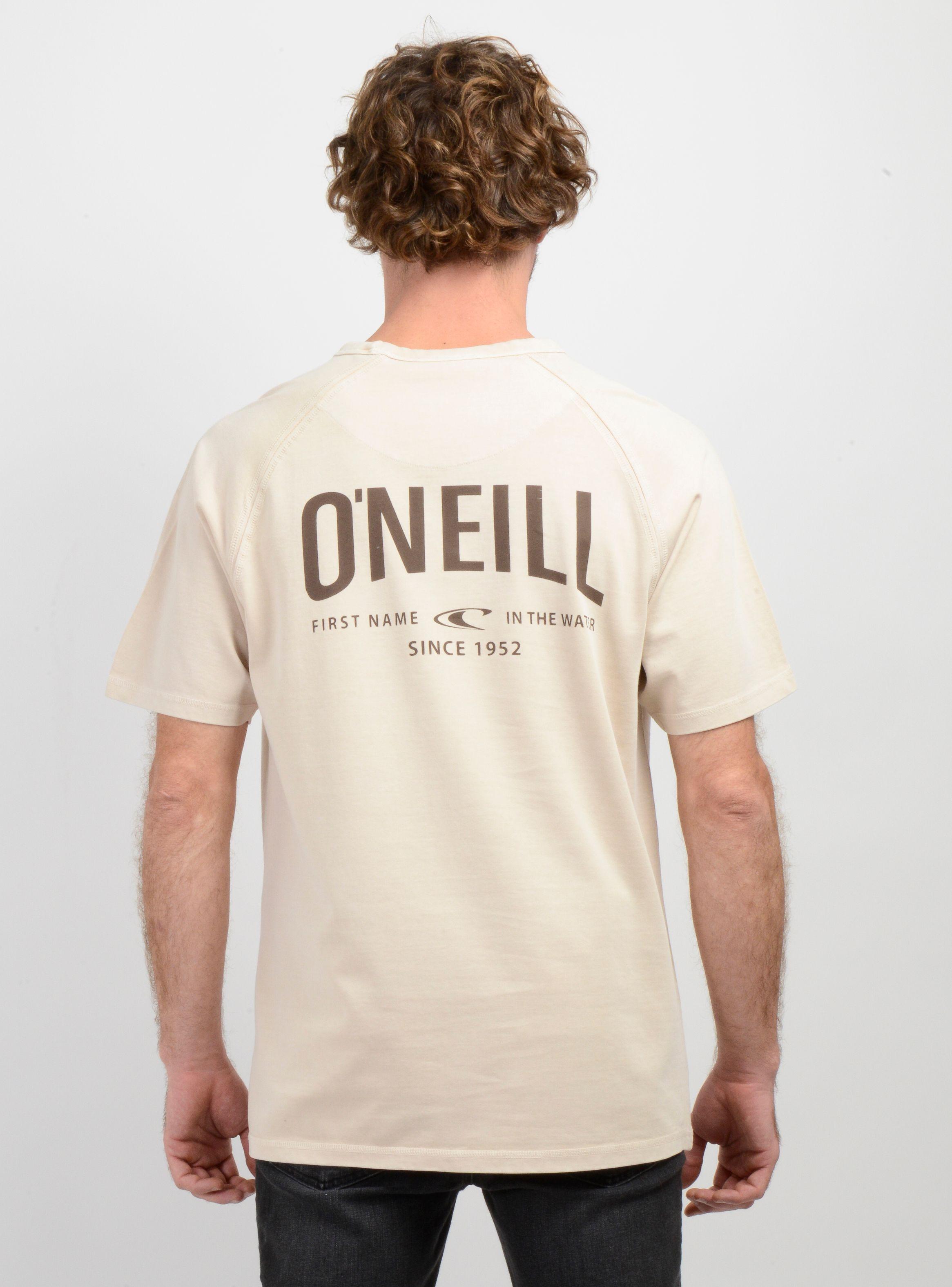 POLERA MANGA CORTA FIELDS BEIGE CLARO-1