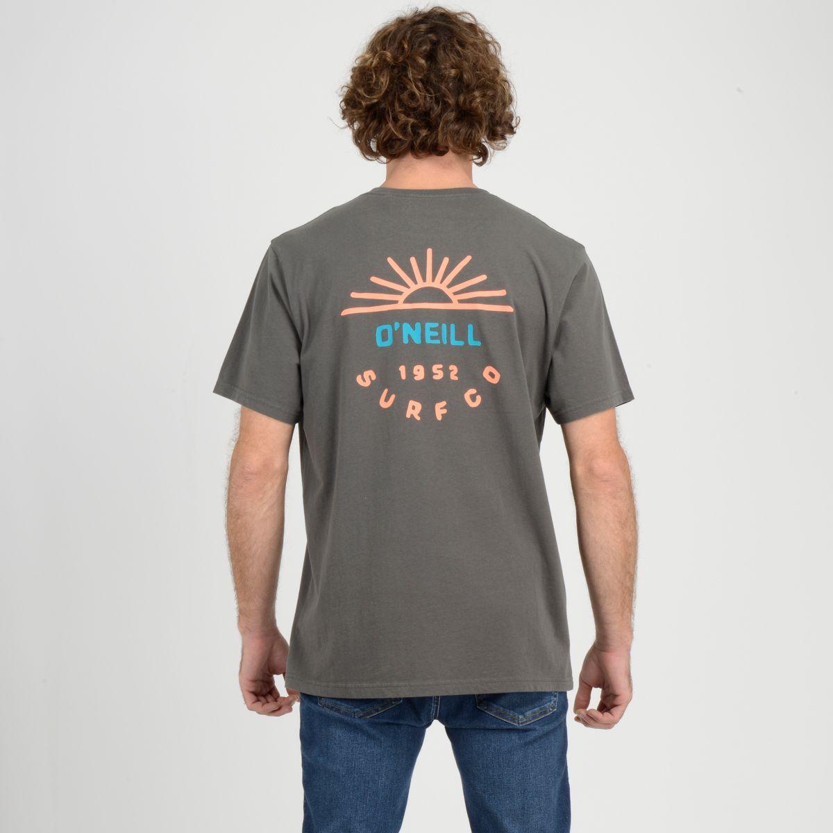 POLERA MANGA CORTA BLOCK  GRIS OSCURO-2