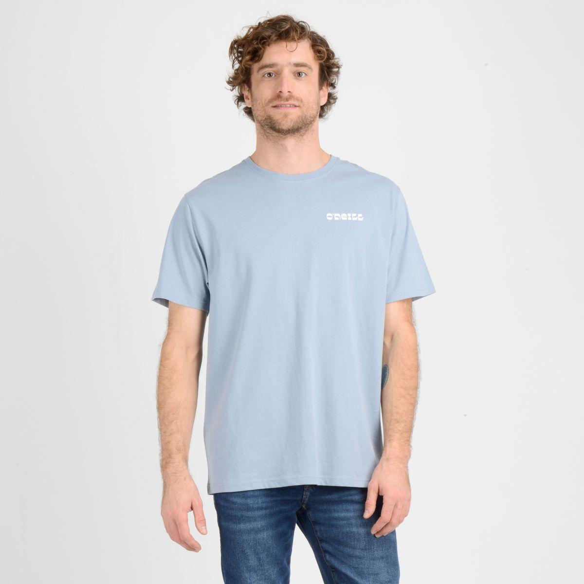 POLERA MANGA CORTA OUTSIDE LINE  AZUL-0