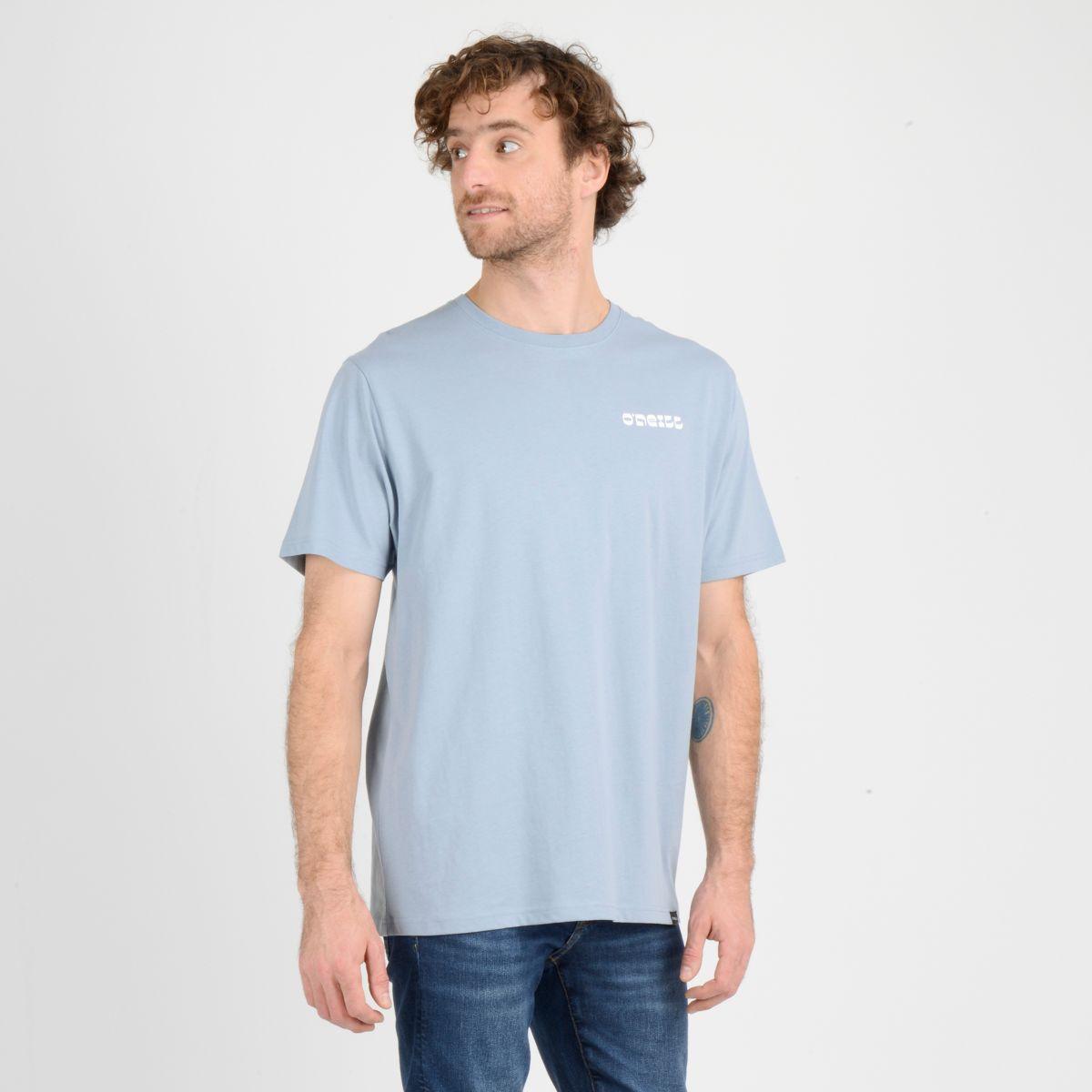POLERA MANGA CORTA OUTSIDE LINE  AZUL-3