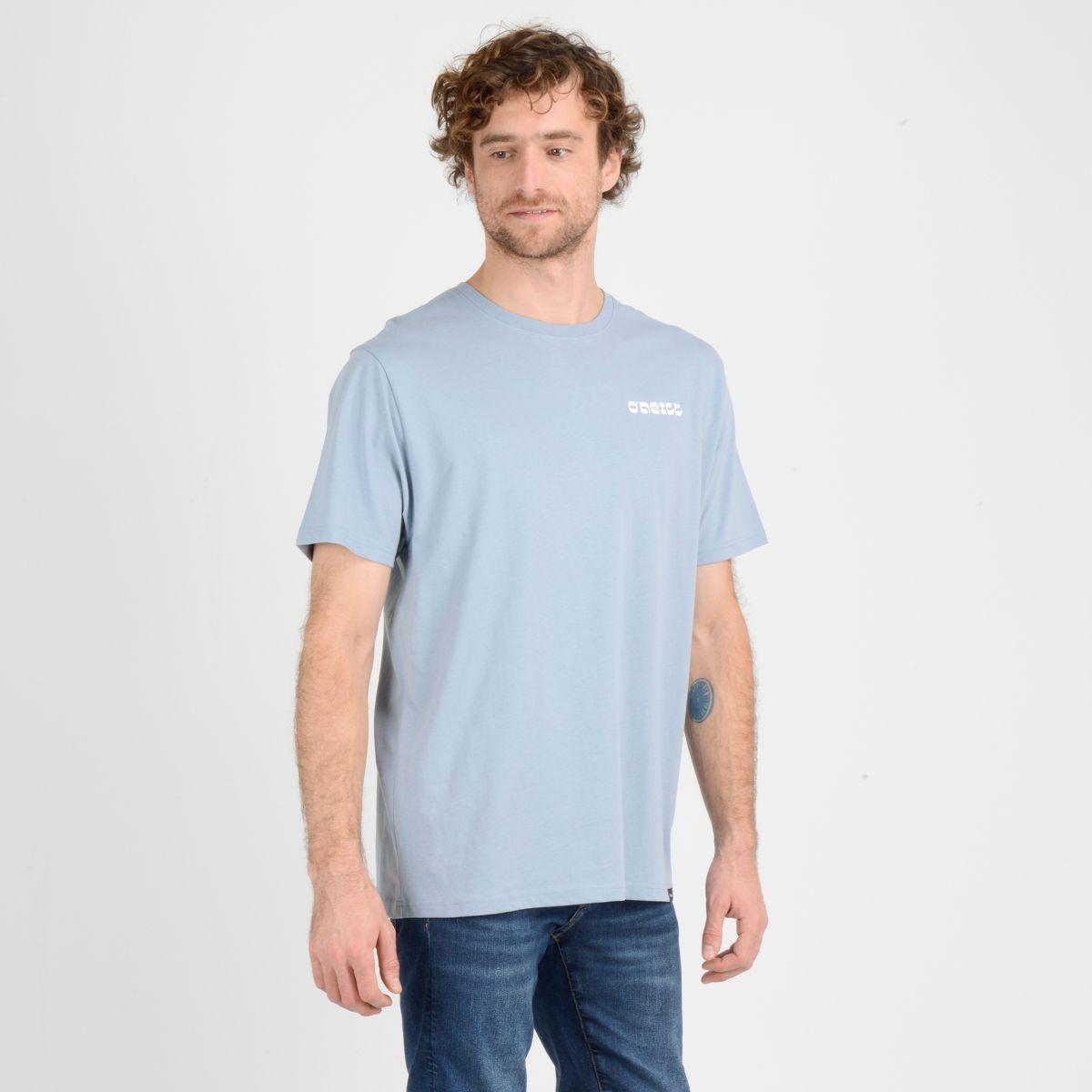 POLERA MANGA CORTA OUTSIDE LINE  AZUL-4