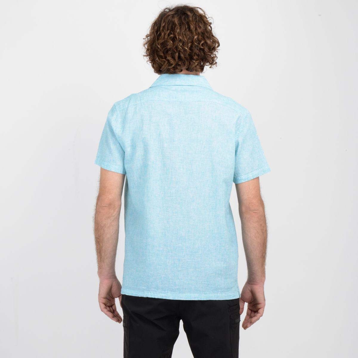 CAMISA MANGA CORTA SAMUI  AZUL CLARO-2
