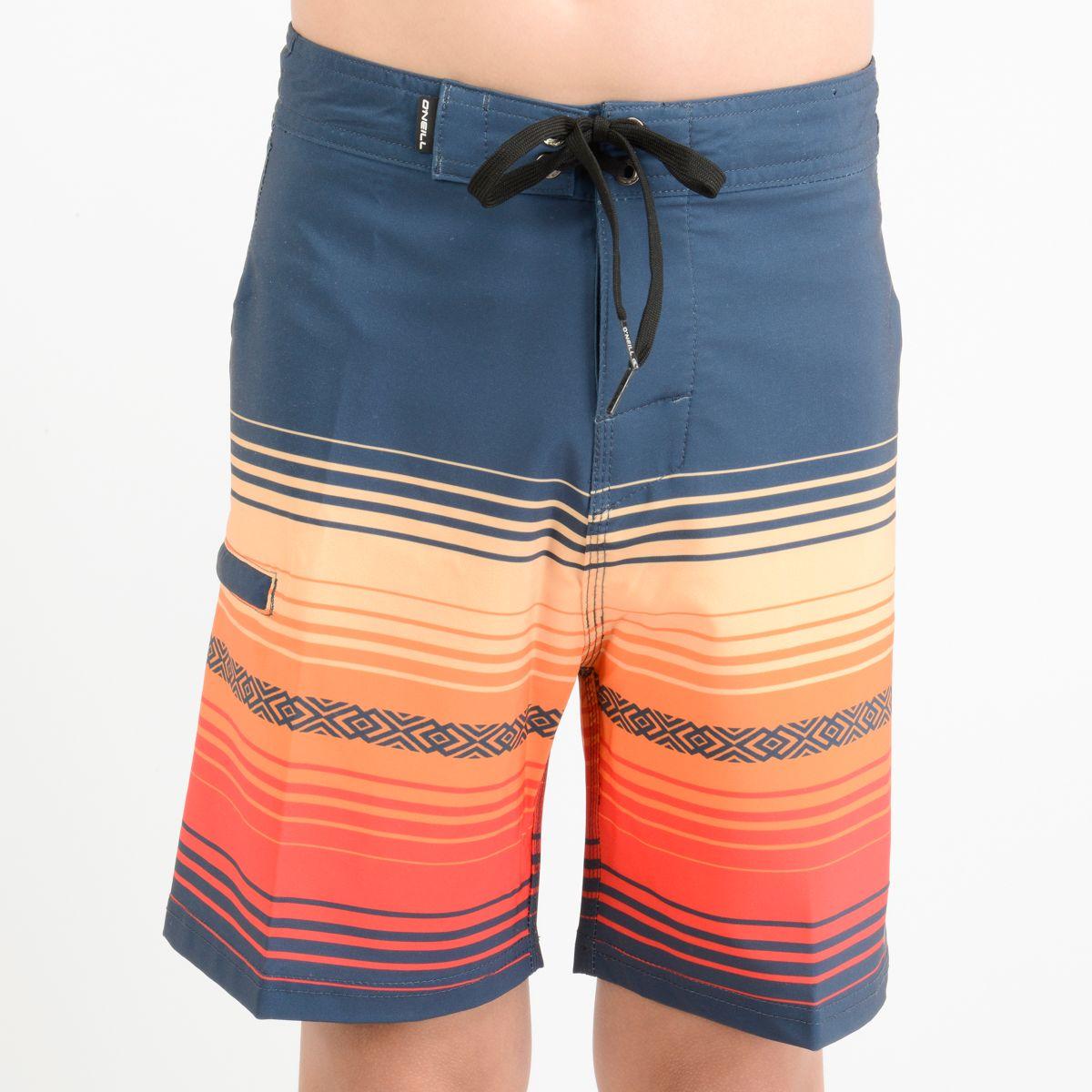 TRAJE DE BAÑO HEAT STRIPE LINE  AZUL-4