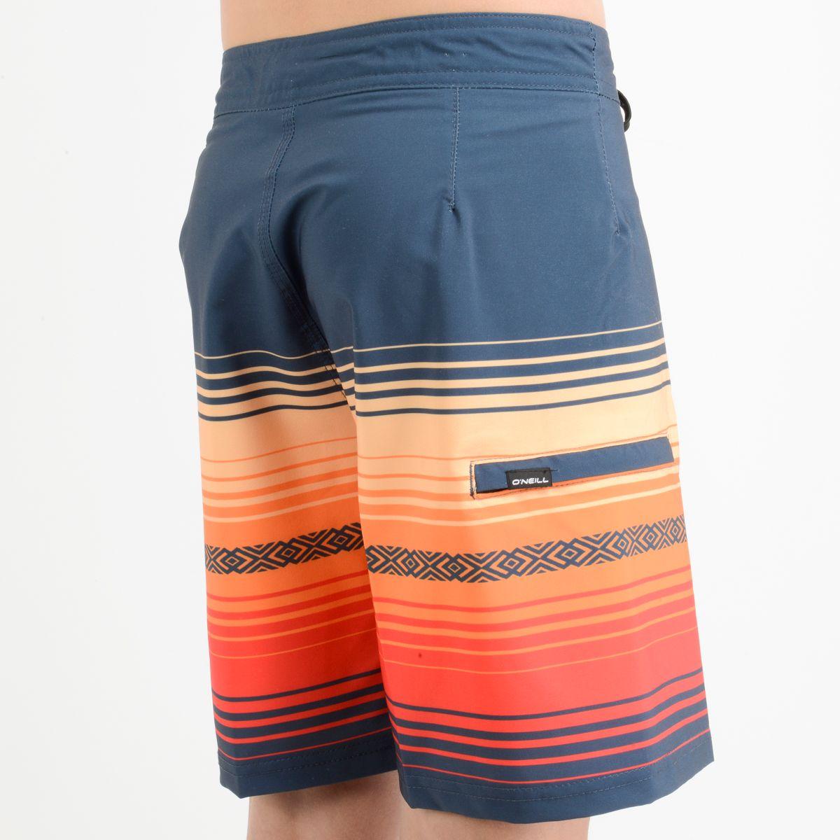 TRAJE DE BAÑO HEAT STRIPE LINE  AZUL-5