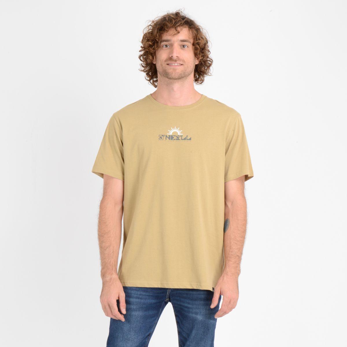 POLERA MANGA CORTA AGUAZUL BEIGE OSCURO-0