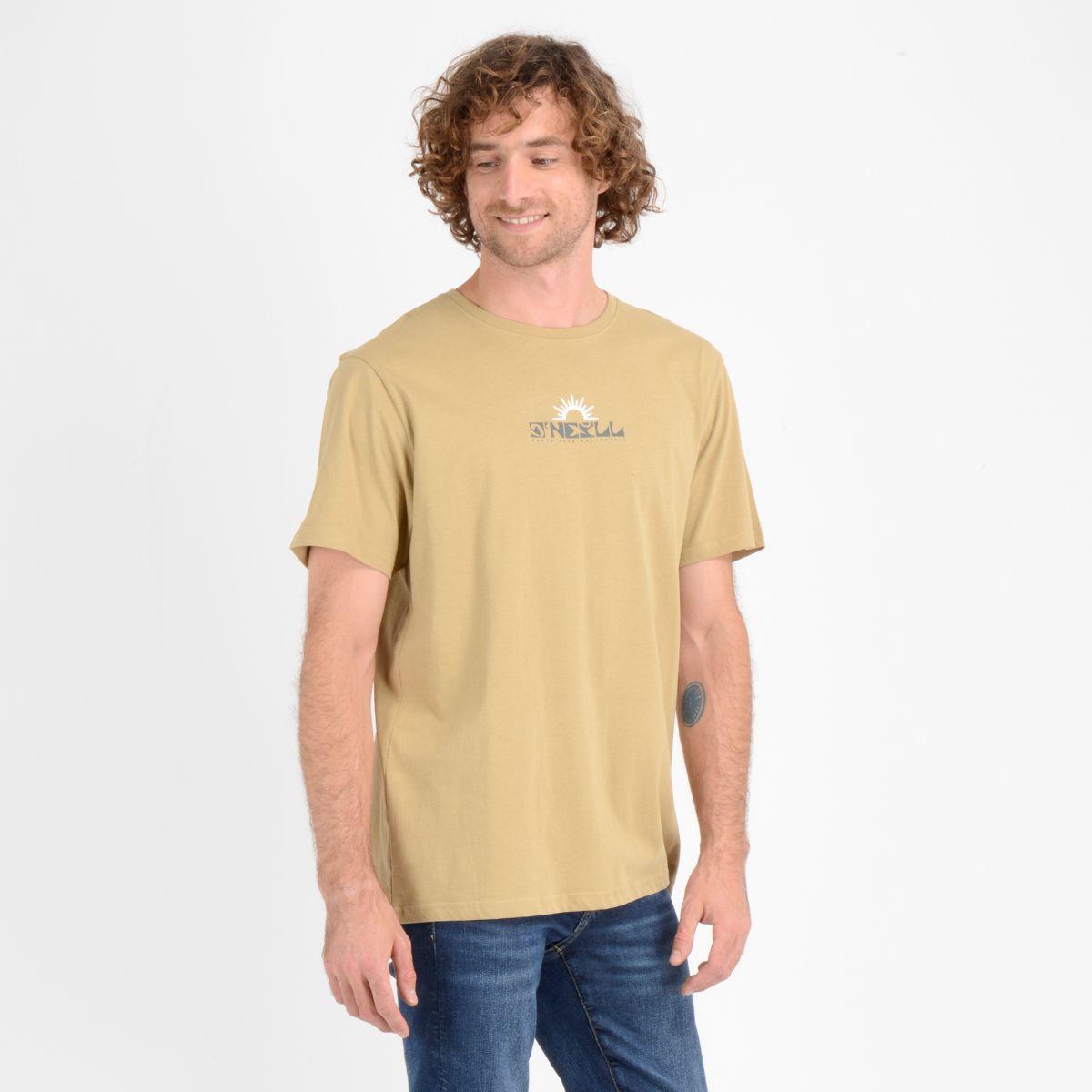 POLERA MANGA CORTA AGUAZUL BEIGE OSCURO-2