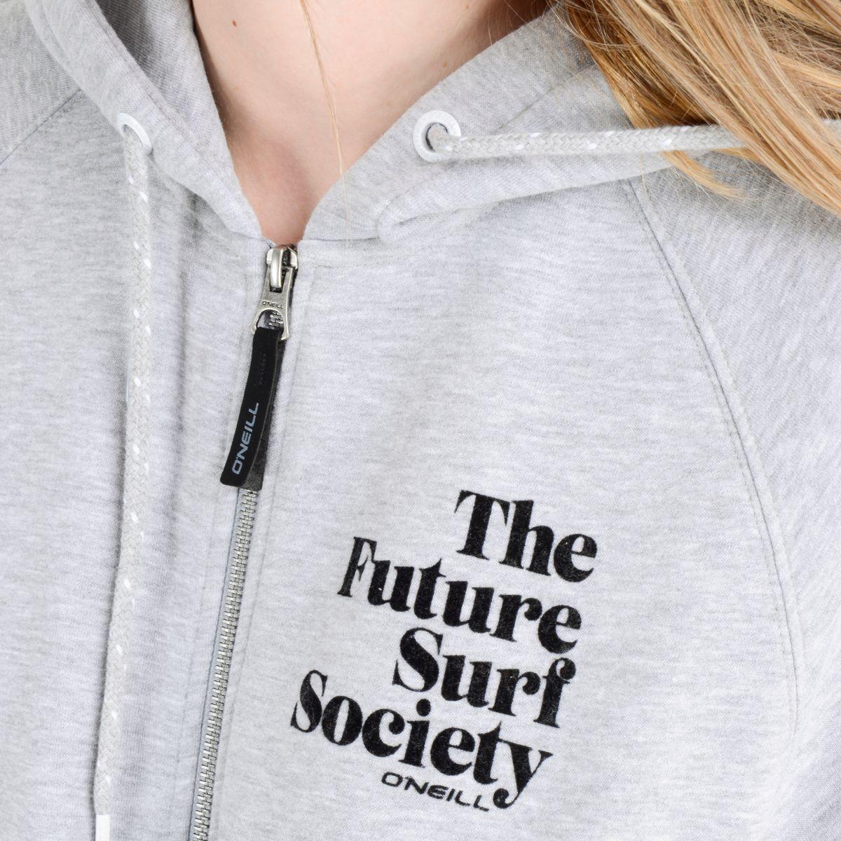 POLERON FUTURE SURF ZIP  GRIS-5