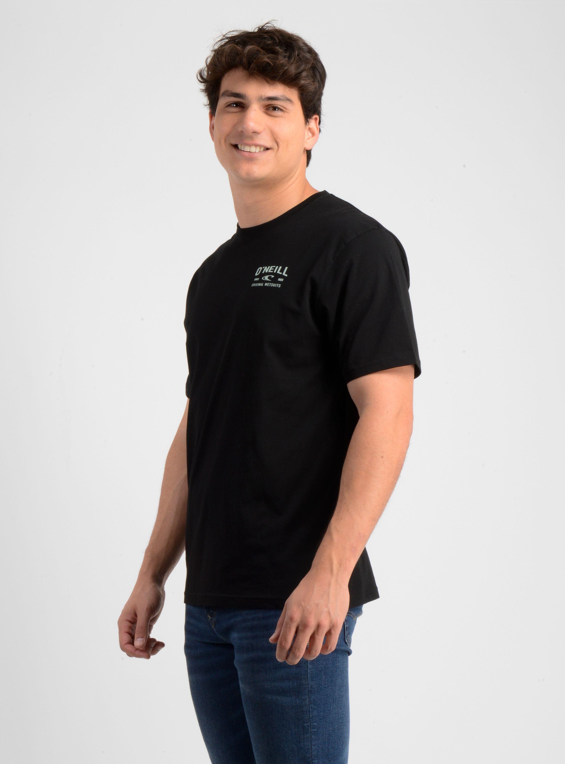 POLERA MANGA CORTA LAYERED UP NEGRO-2