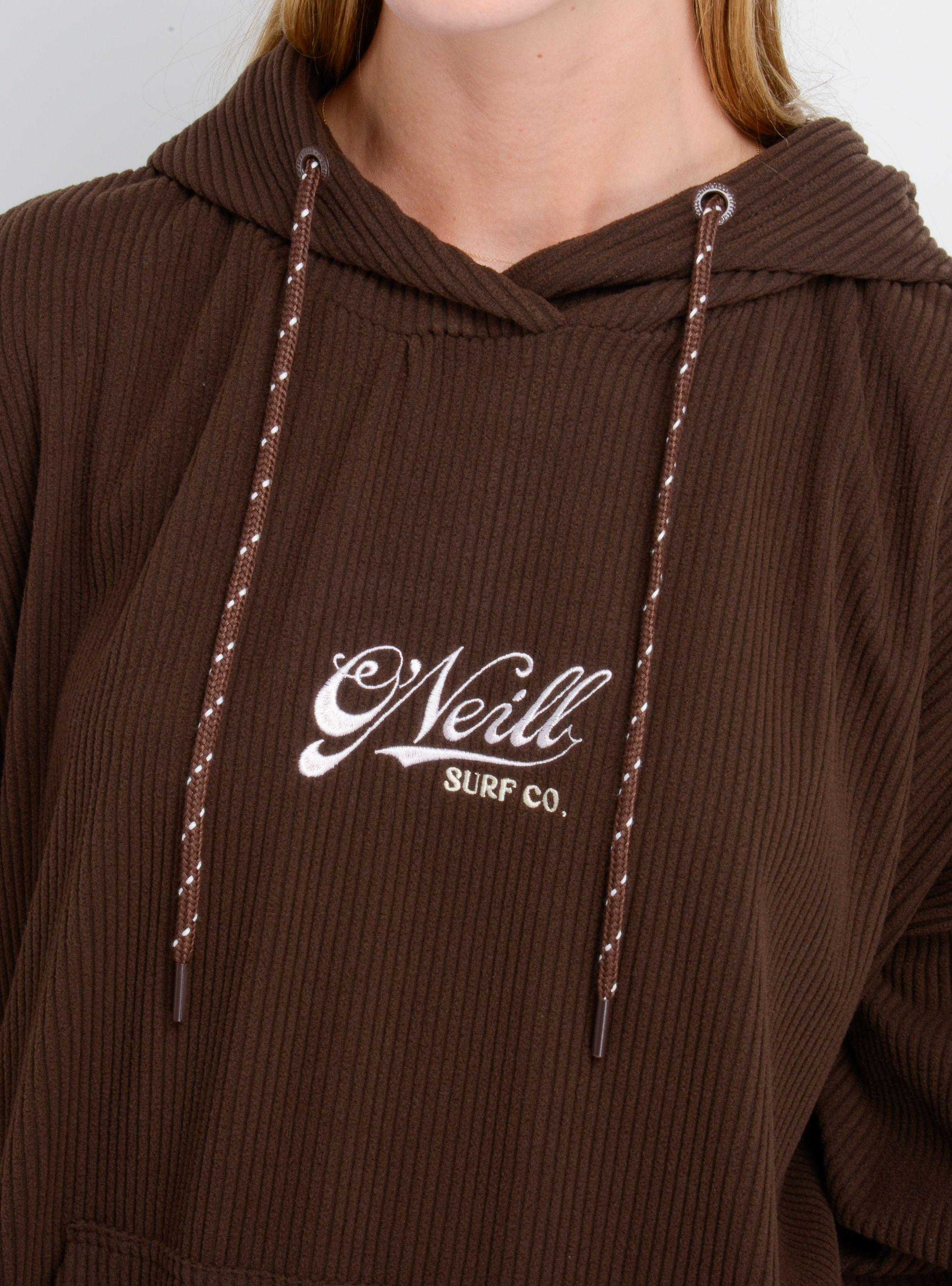 POLERON HOODIE ACANALADO JULY CAFÉ-4