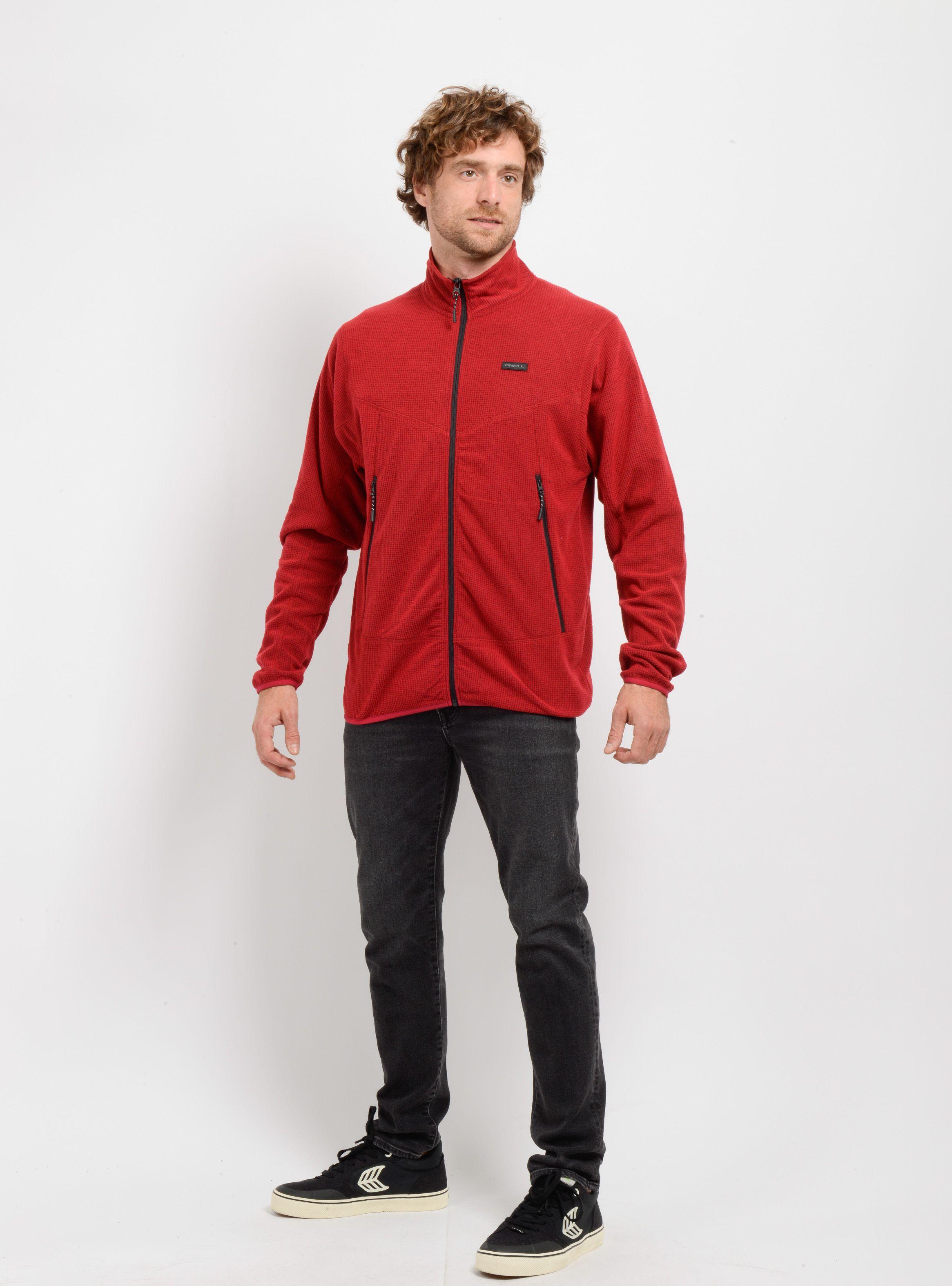 POLERON POLAR STEADDY  ROJO OSCURO-2