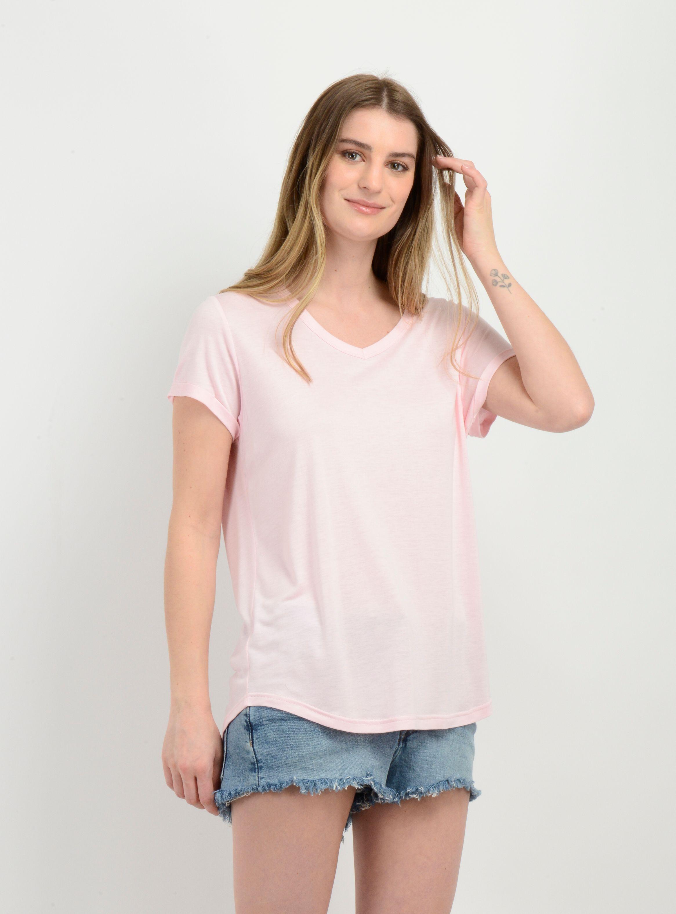 POLERA MANGA CORTA ESSENTIAL II ROSADO-3