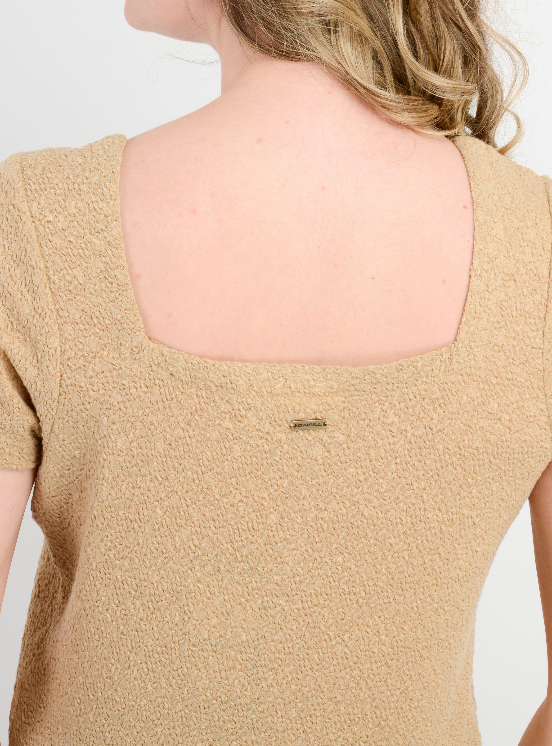 POLERA MANGA CORTA JACKIE BEIGE-5