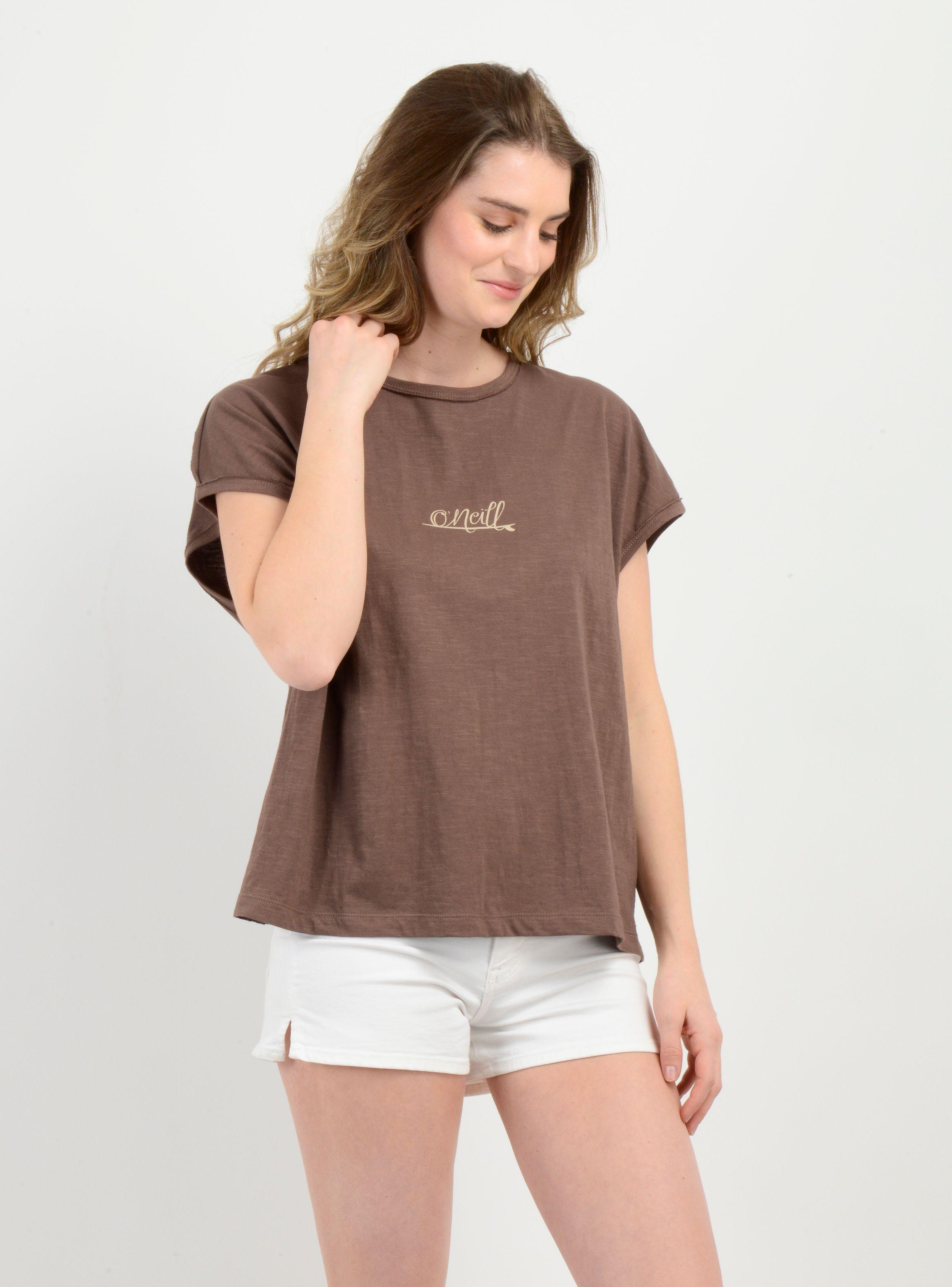 POLERA MANGA CORTA ERIN CAFÉ-3