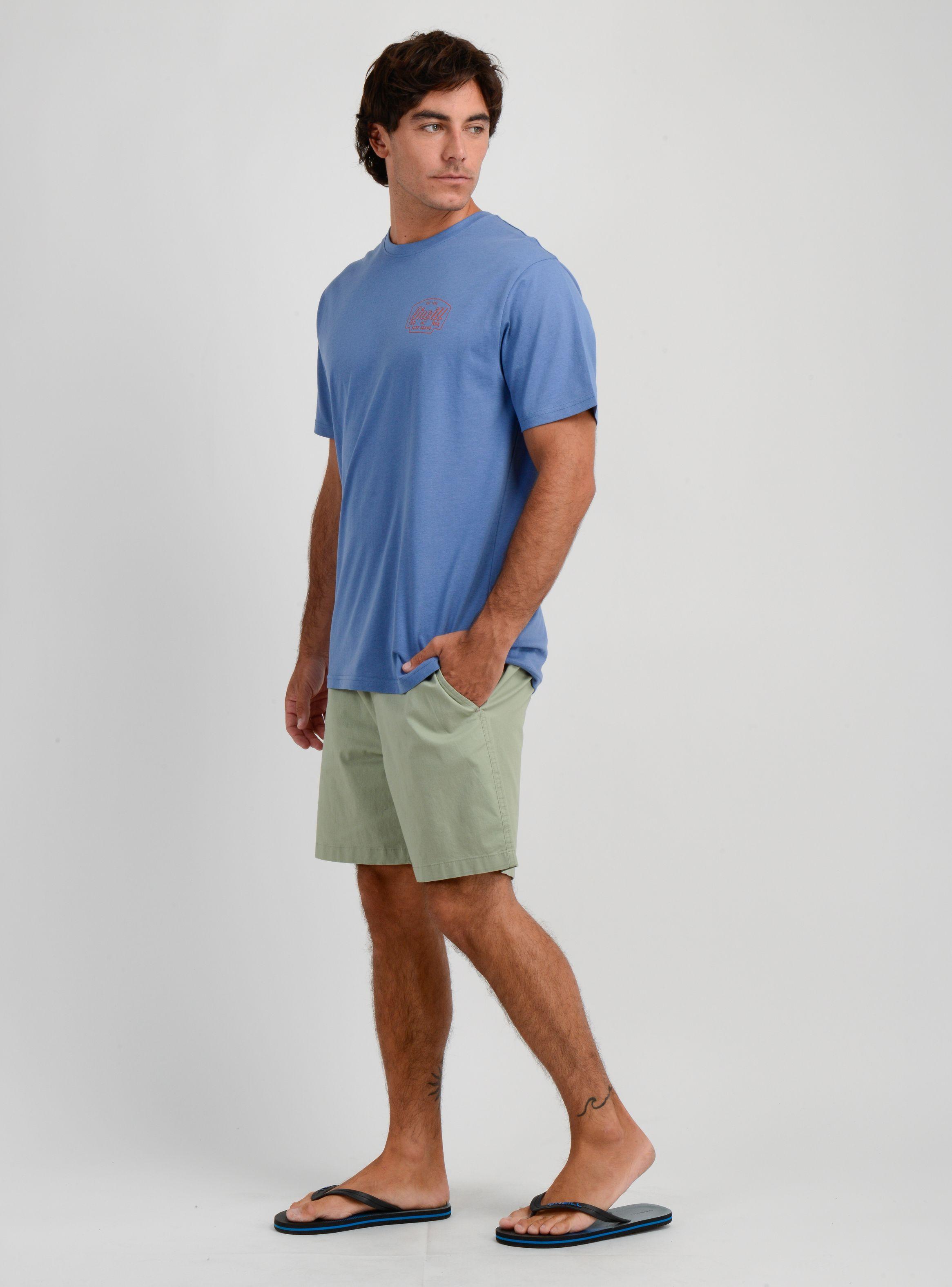 POLERA MANGA CORTA LOCK SMITH  AZUL-2